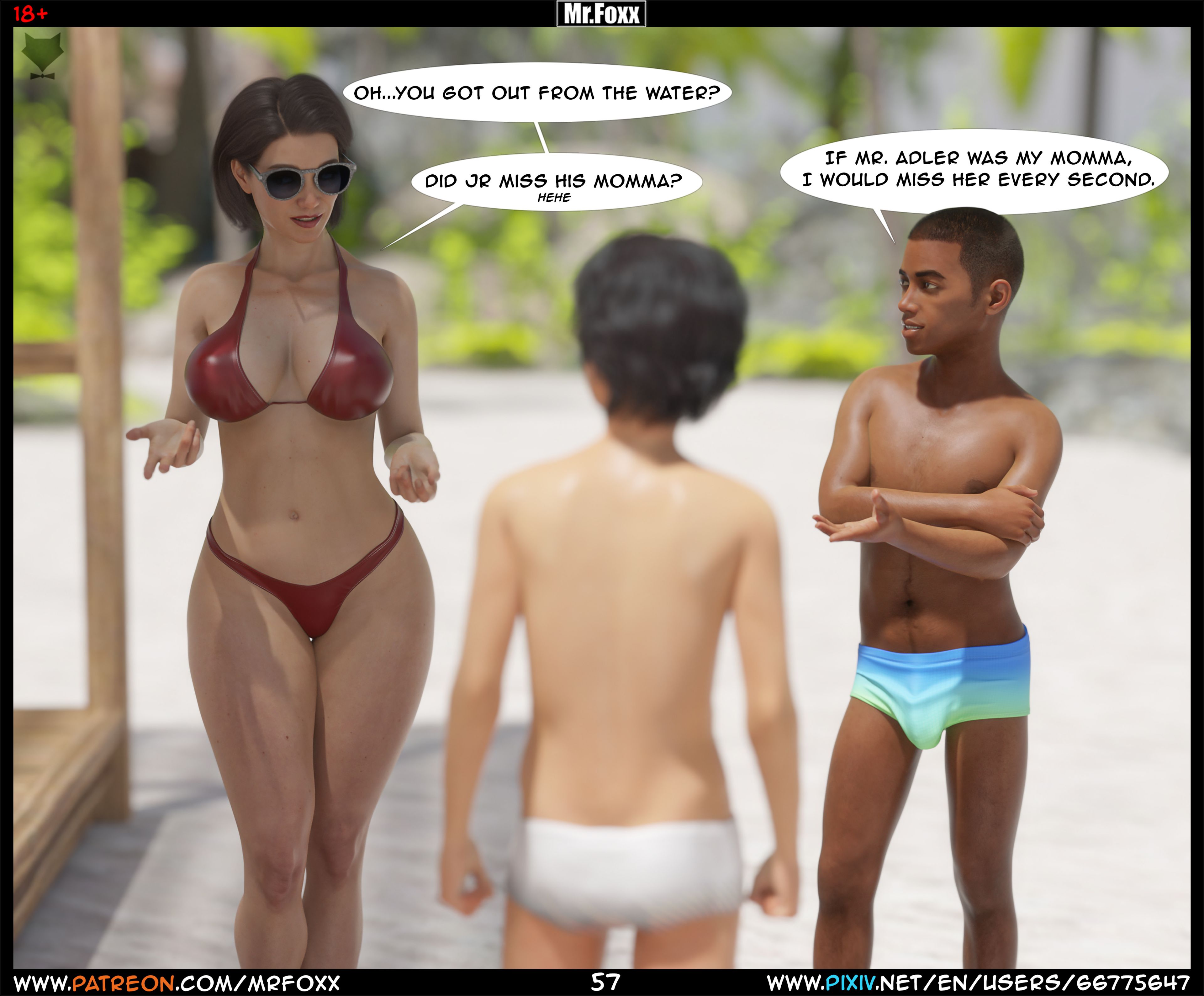 Mom’s Affair [Mr.FOXX] 1 . Mom's Affair - Chapter 1 [Mr.FOXX] – page 57