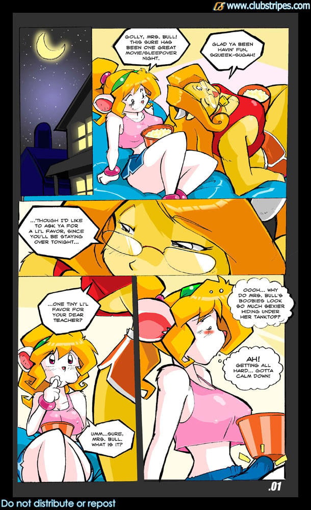 The Slumber Party [Shonuff44] 1 . The Slumber Party - Chapter 1 [Shonuff44] – page 1
