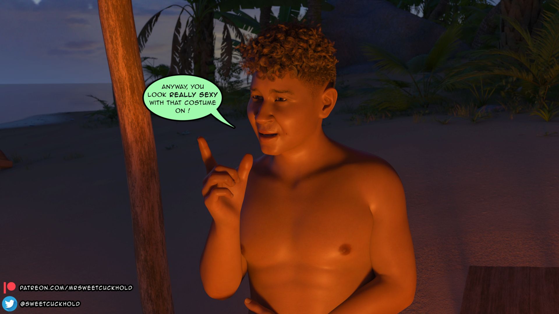 Uninhabited Island [Mr.SweetCuckhold] 1 . Uninhabited Island - Chapter 1 [Mr.SweetCuckhold] – page 34
