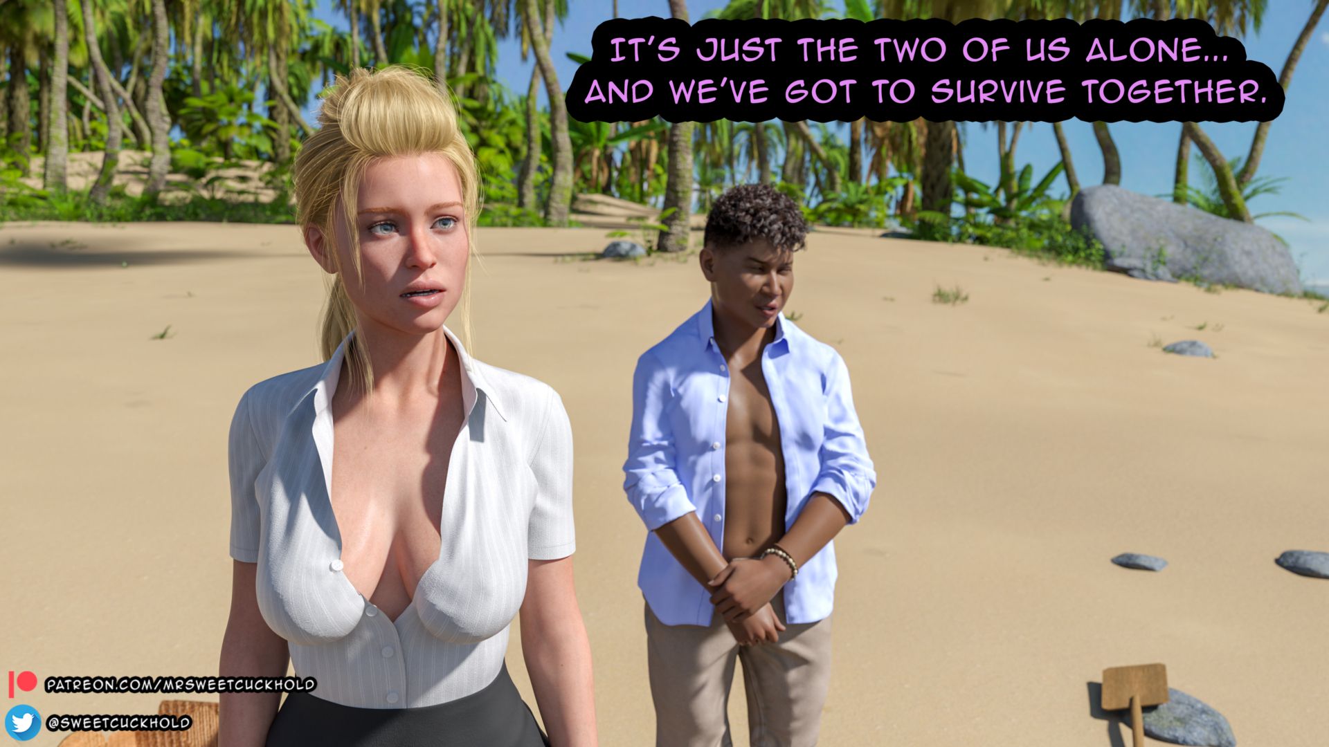Uninhabited Island [Mr.SweetCuckhold] 1 . Uninhabited Island - Chapter 1 [Mr.SweetCuckhold] – page 4