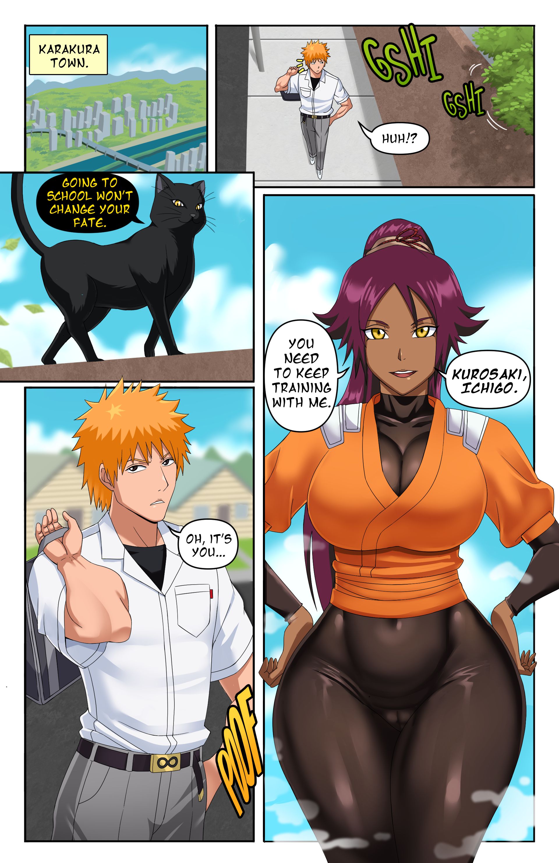 Yoruichi (Bleach) [Pink Pawg] 1 . Yoruichi - Chapter 1 (Bleach) [Pink Pawg] – page 1