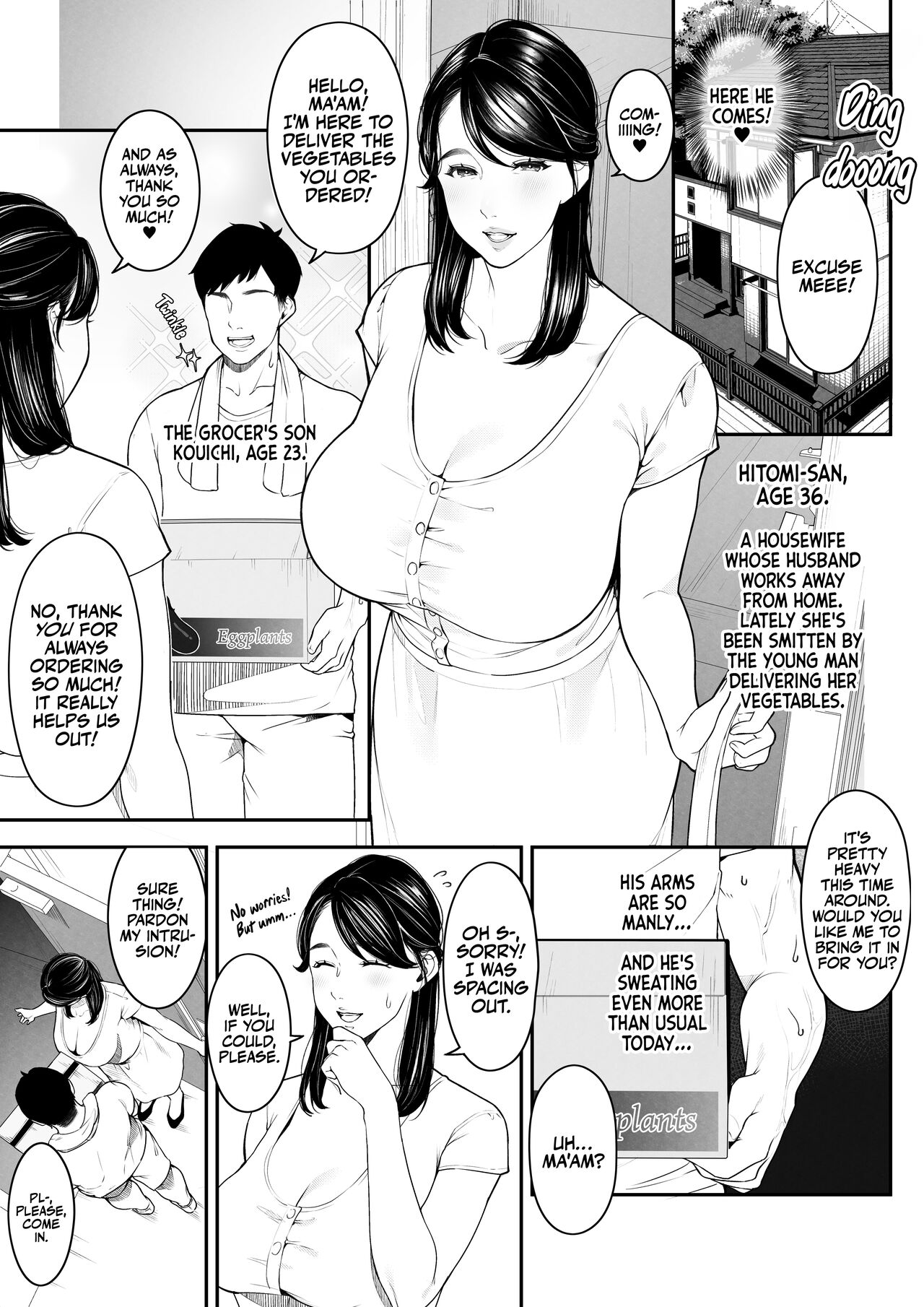 The Neighborhood Housewife [Sakura no Tomoru Hi e] 4 . The Neighborhood Housewife - Hitomi-san - Chapter 4 [Sakura no Tomoru Hi e] – page 4