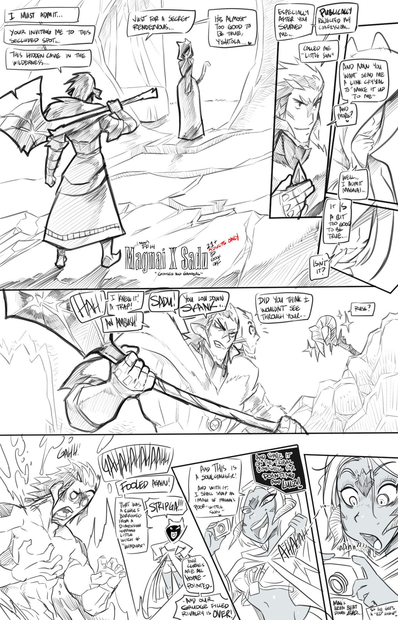 Gooses and ganders (Final Fantasy XIV) [Fred Perry] 1 . Gooses and ganders - Chapter 1 (Final Fantasy XIV) [Fred Perry] – page 1