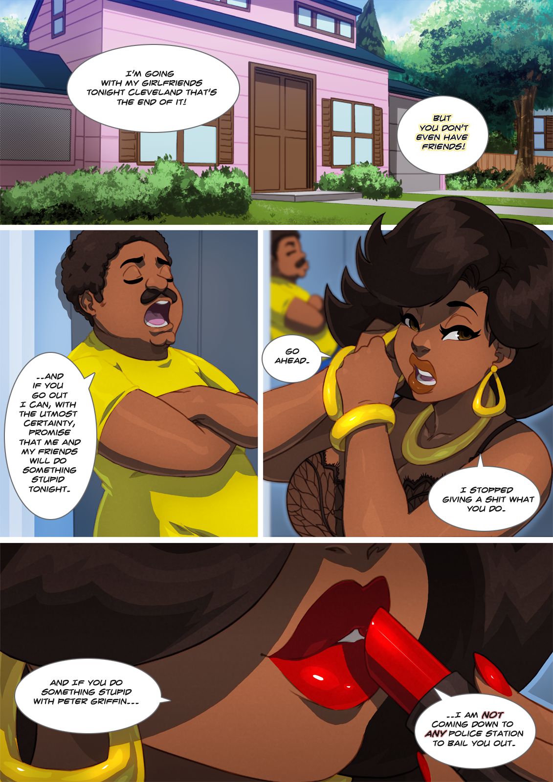 Going Out (The Cleveland Show) [Tovio Rogers] 1 . Going Out - Chapter 1 (The Cleveland Show) [Tovio Rogers] – page 3