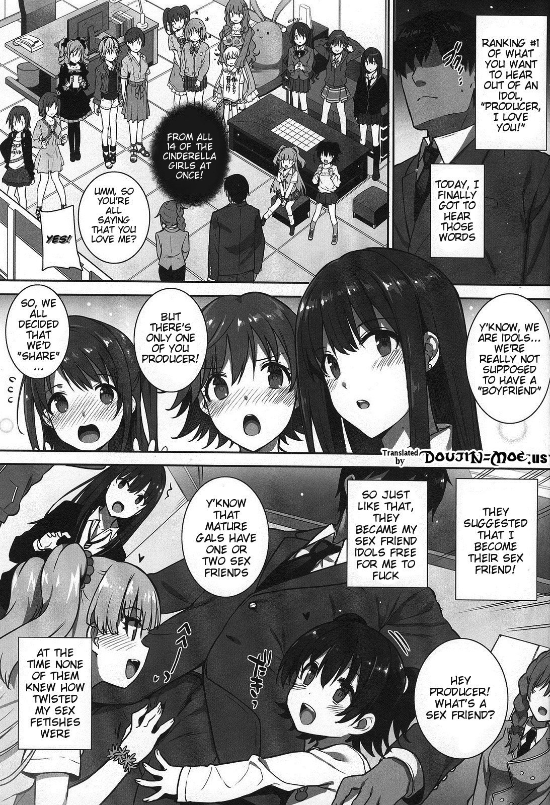 SEX❤HAREM (The Idolmaster) [Katsurai Yoshiaki] 1 . SEX HAREM - Chapter 1 (The Idolmaster) [Katsurai Yoshiaki] – page 2