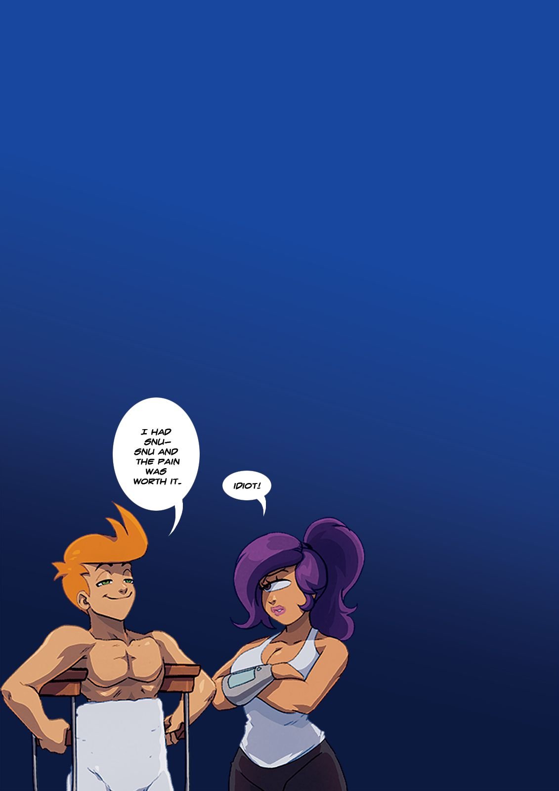 Time for snusnu (Futurama) [Tovio Rogers] 1 . Time for snusnu - Chapter 1 (Futurama) [Tovio Rogers] – page 10
