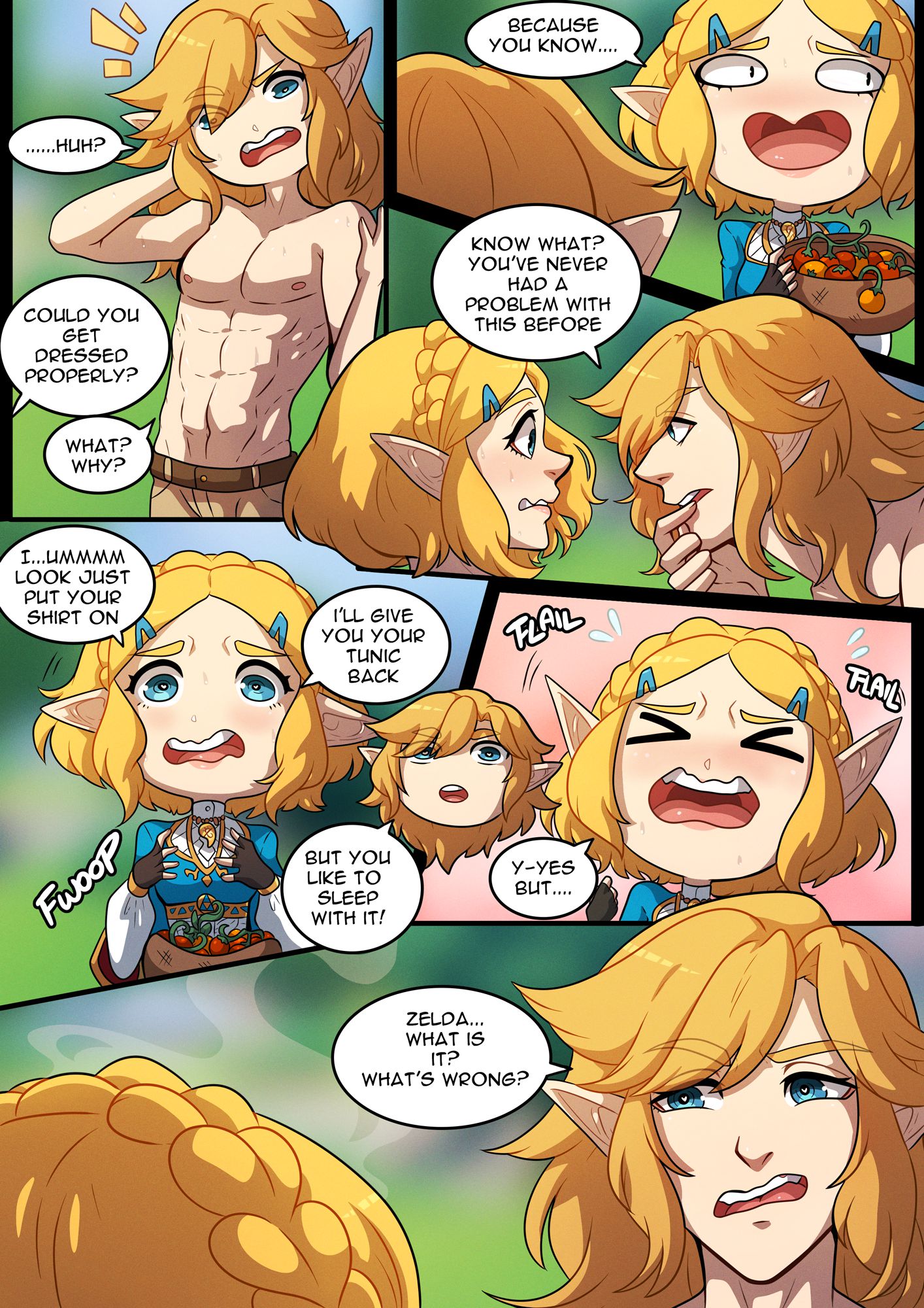 A Night With Zelda (The Legend of Zelda) [Kinkymation] 1 . A Night With Zelda - Chapter 1 (The Legend of Zelda) [Kinkymation] – page 4