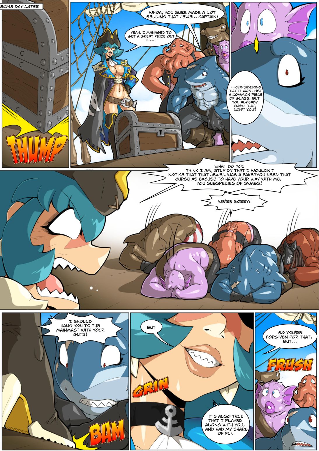 Captain Barracuda and the Tear of the Mermaid [MAD-Project] 1 . Captain Barracuda and the Tear of the Mermaid - Chapter 1 [MAD-Project] – page 9