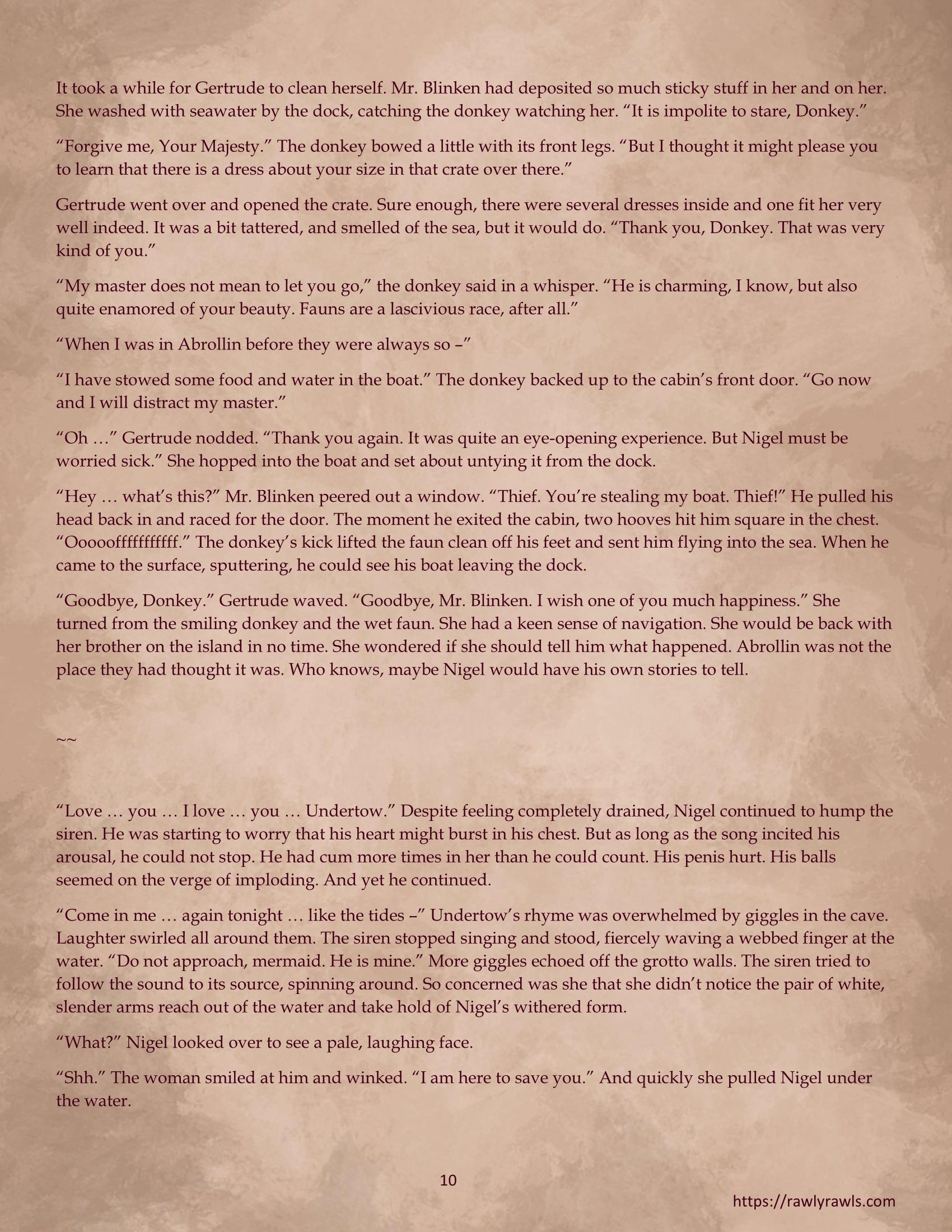 The Tiger, the Twins and the Missing Caravel [RawlyRawls , JustPumpkin] 2 . The Tiger, the Twins and the Missing Caravel - Chapter 2 [RawlyRawls , JustPumpkin] – page 10