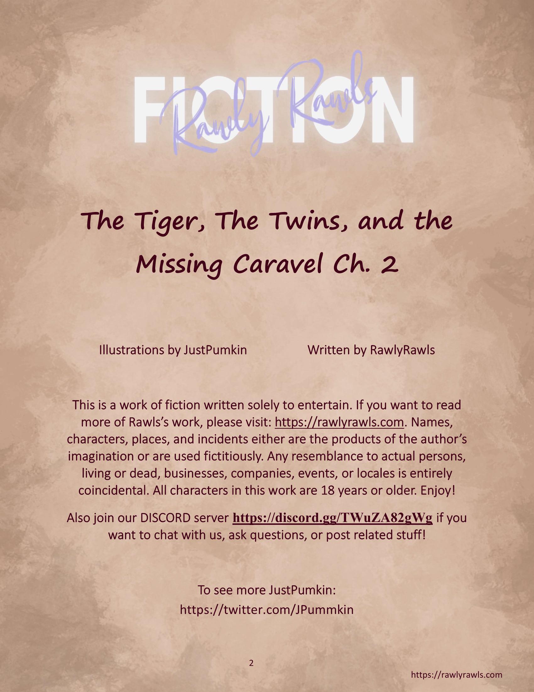 The Tiger, the Twins and the Missing Caravel [RawlyRawls , JustPumpkin] 2 . The Tiger, the Twins and the Missing Caravel - Chapter 2 [RawlyRawls , JustPumpkin] – page 2