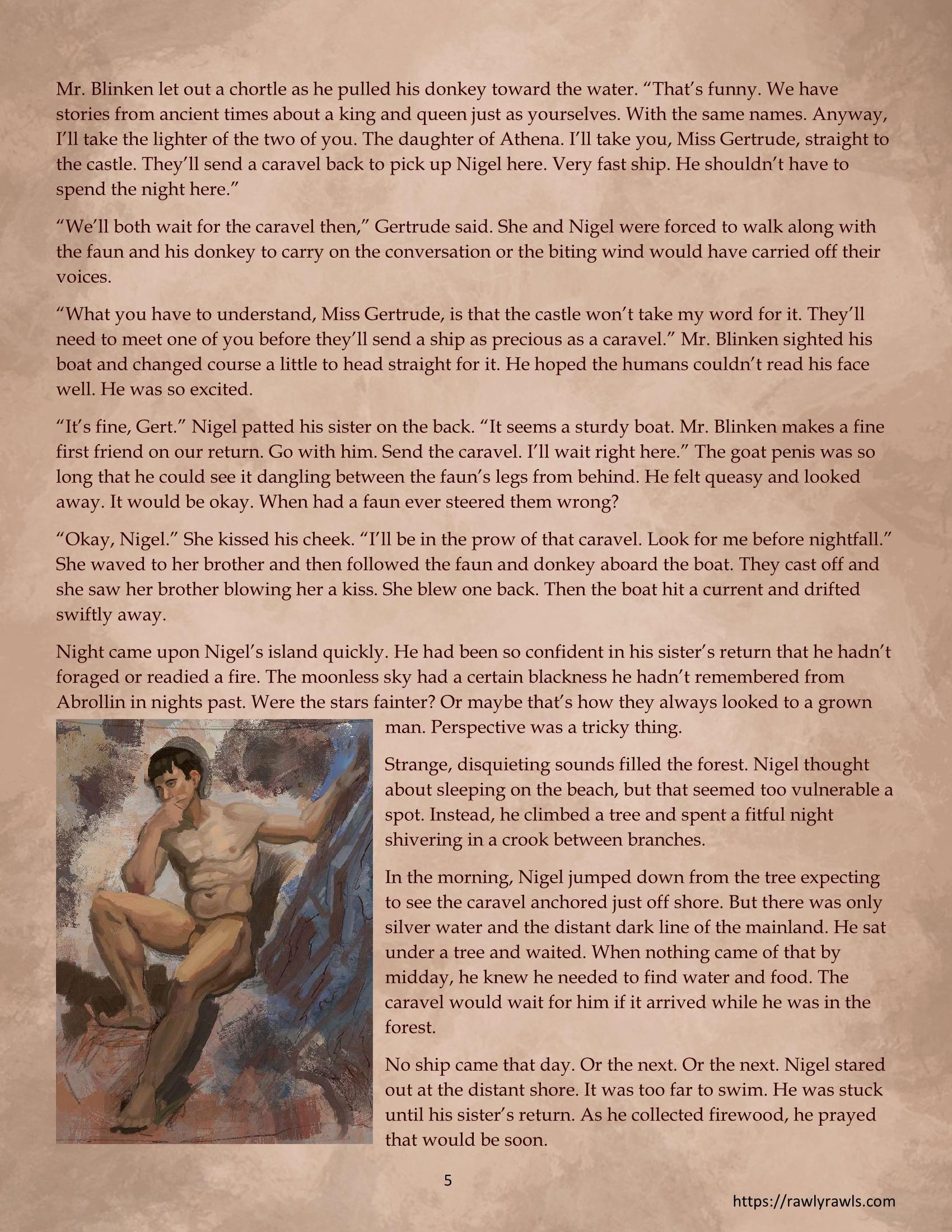 The Tiger, the Twins and the Missing Caravel [RawlyRawls , JustPumpkin] 1 . The Tiger, the Twins and the Missing Caravel - Chapter 1 [RawlyRawls , JustPumpkin] – page 5