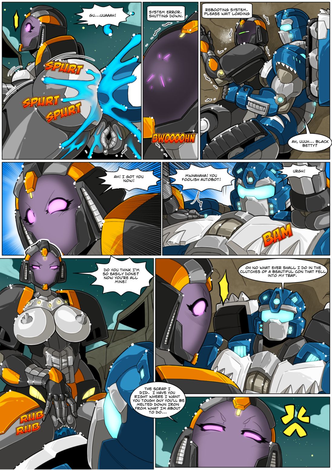 Black Betty vs FrostBites (Transformers) [MAD-Project] 1 . Black Betty vs FrostBites - Chapter 1 (Transformers) [MAD-Project] – page 4