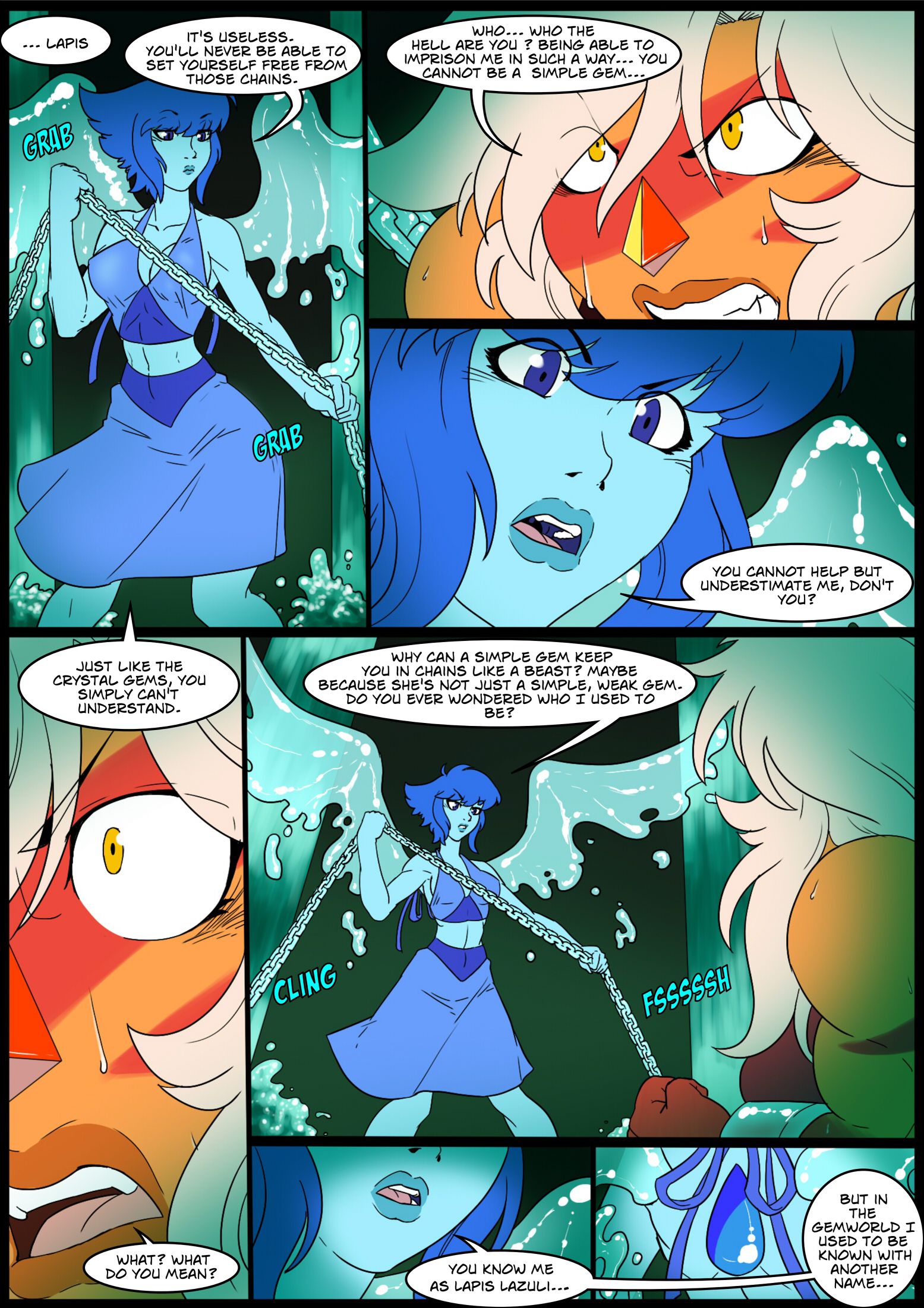 Waterfall (Steven Universe) [MAD-Project] 1 . Waterfall - Chapter 1(Steven Universe) [MAD-Project] – page 3