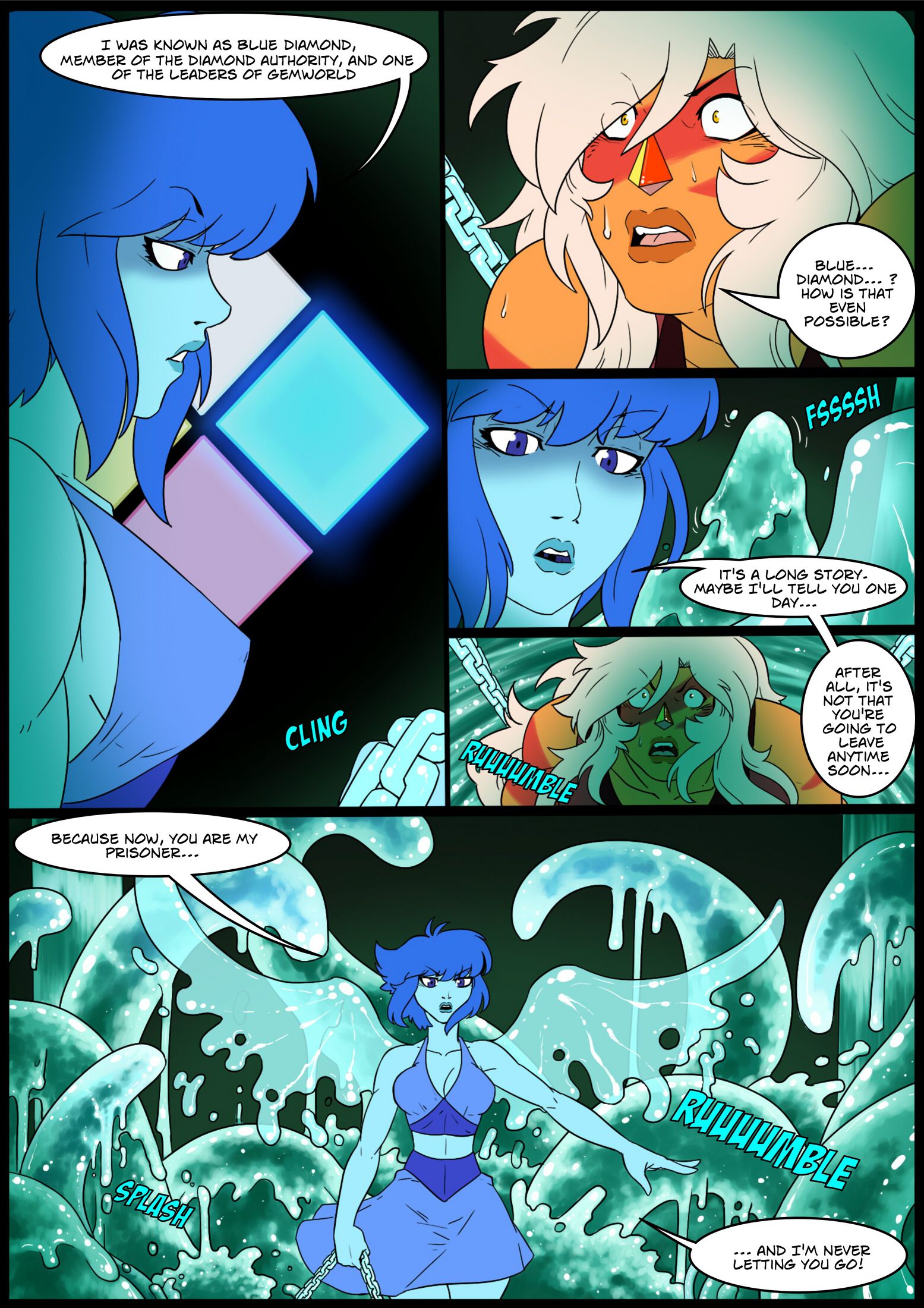 Waterfall (Steven Universe) [MAD-Project] 1 . Waterfall - Chapter 1(Steven Universe) [MAD-Project] – page 4