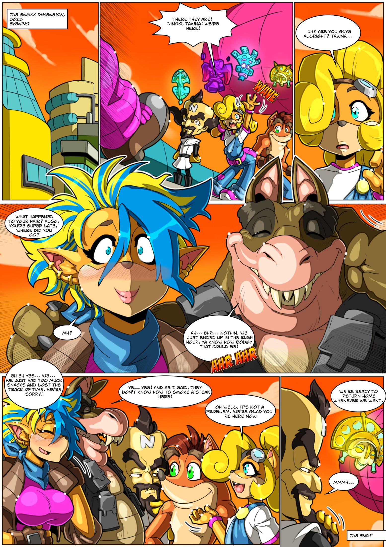 Spicy Food (Crash Bandicoot) [MAD-Project] 1 . Spicy Food - Chapter 1 (Crash Bandicoot) [MAD-Project] – page 16