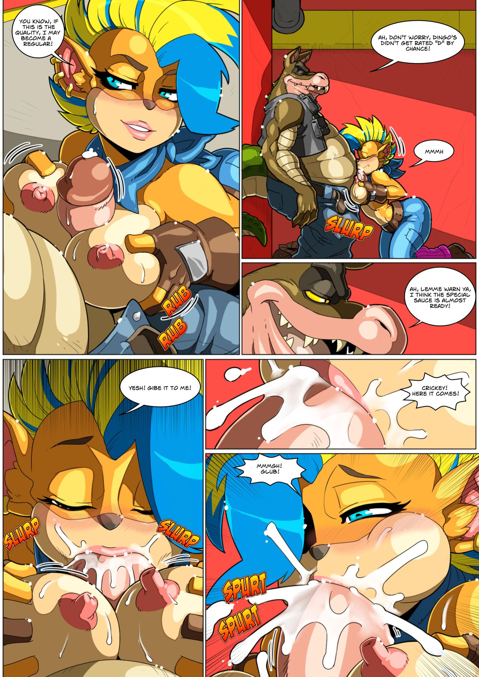 Spicy Food (Crash Bandicoot) [MAD-Project] 1 . Spicy Food - Chapter 1 (Crash Bandicoot) [MAD-Project] – page 4
