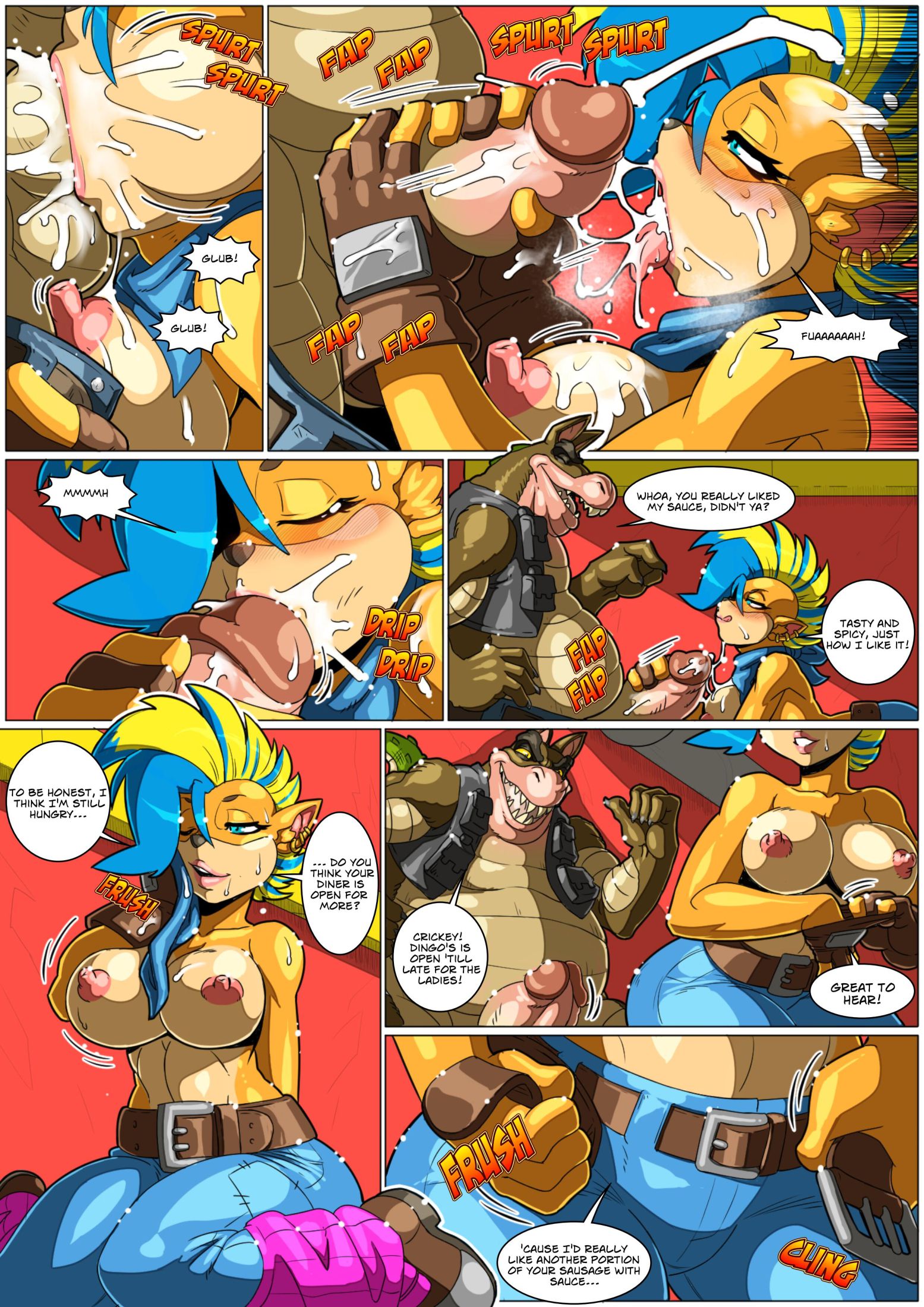 Spicy Food (Crash Bandicoot) [MAD-Project] 1 . Spicy Food - Chapter 1 (Crash Bandicoot) [MAD-Project] – page 5