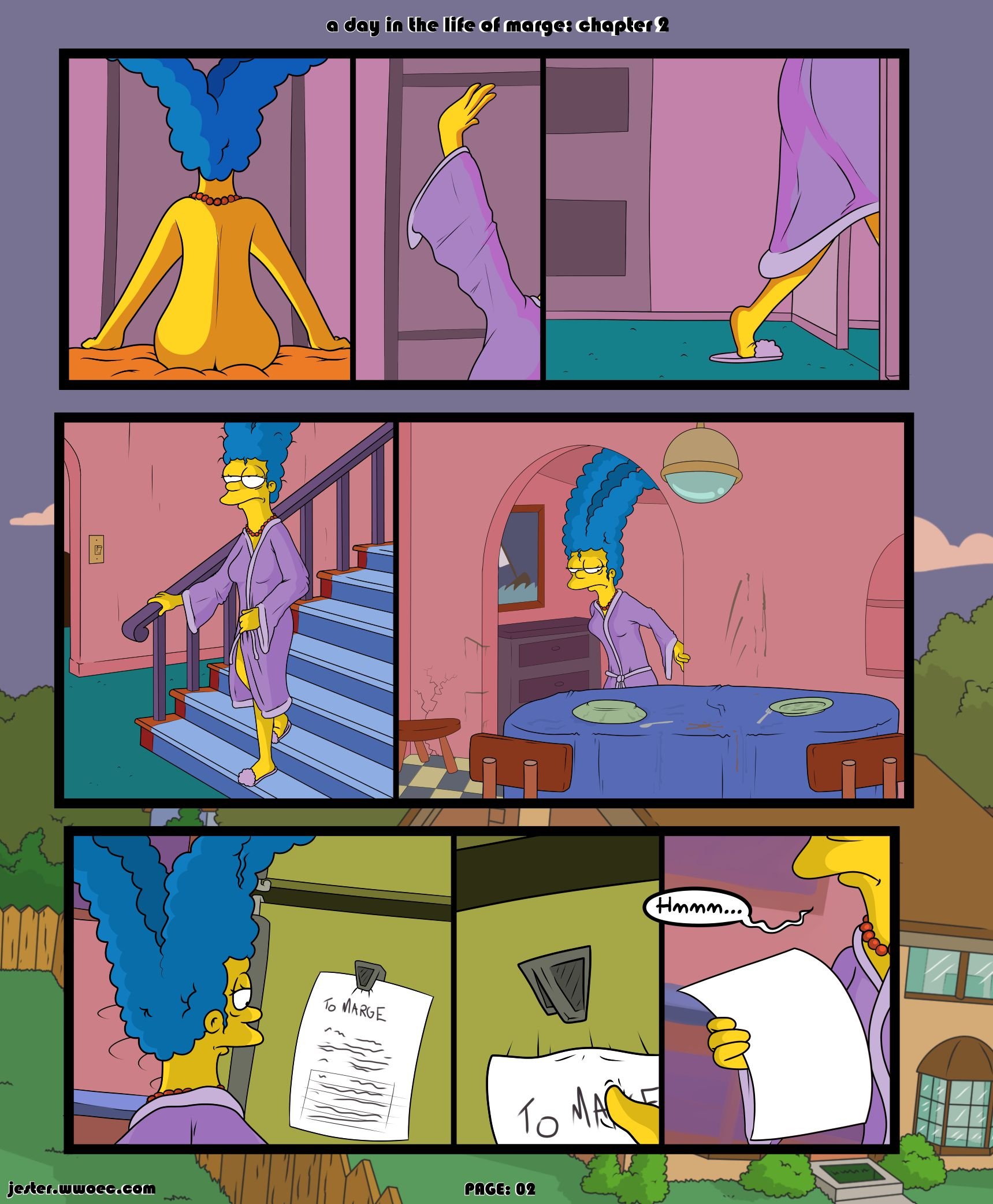 A Day in the Life of Marge (The Simpsons) [Blargsnarf] 2 . A Day in the Life of Marge - Chapter 2 (The Simpsons) [Blargsnarf] – page 2