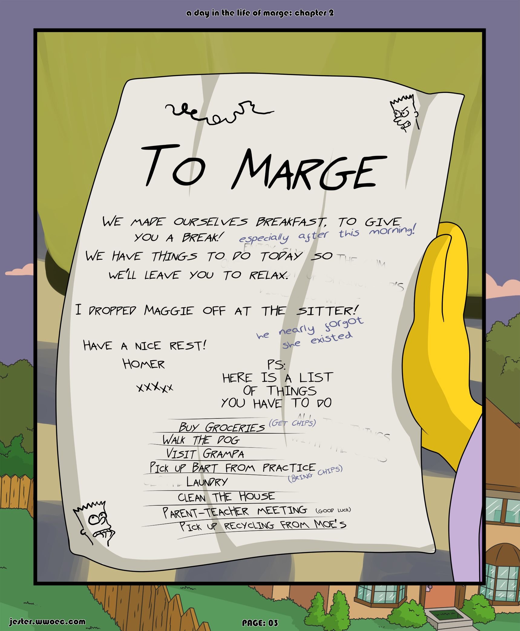 A Day in the Life of Marge (The Simpsons) [Blargsnarf] 2 . A Day in the Life of Marge - Chapter 2 (The Simpsons) [Blargsnarf] – page 3