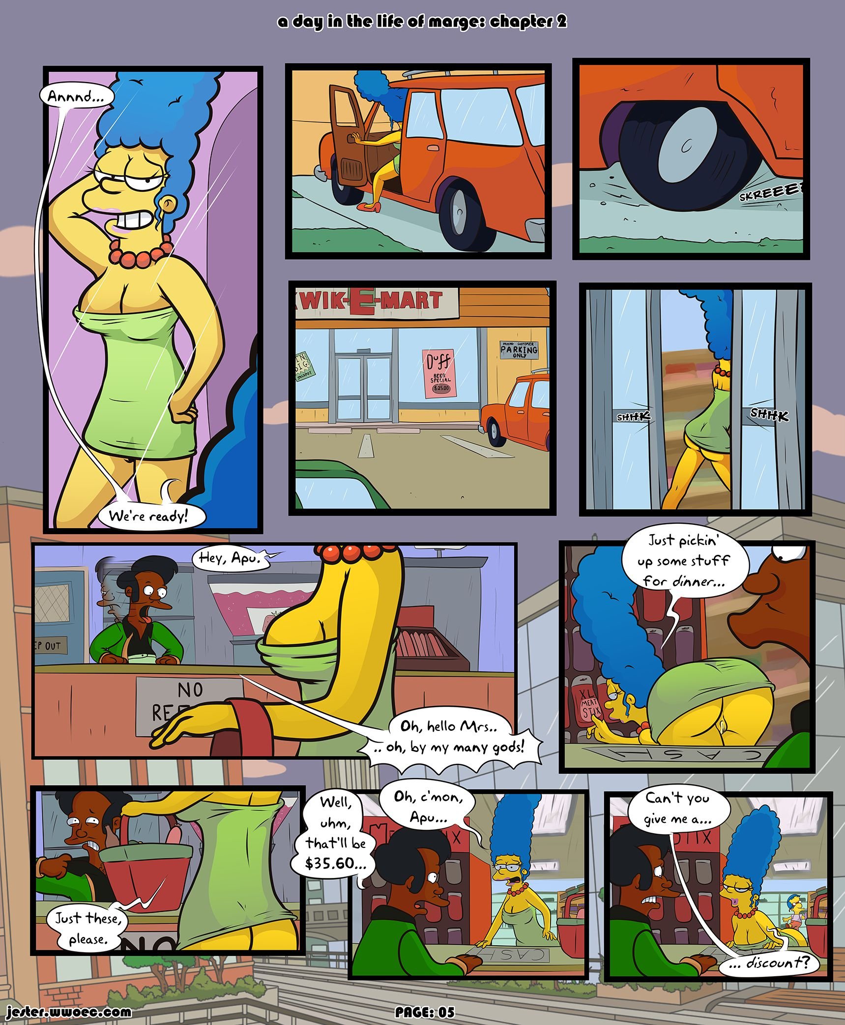 A Day in the Life of Marge (The Simpsons) [Blargsnarf] 2 . A Day in the Life of Marge - Chapter 2 (The Simpsons) [Blargsnarf] – page 5