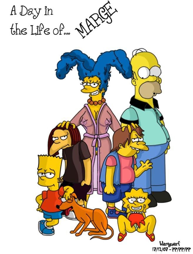 A Day in the Life of Marge (The Simpsons) [Blargsnarf] 1 . A Day in the Life of Marge - Chapter 1 (The Simpsons) [Blargsnarf] – page 1