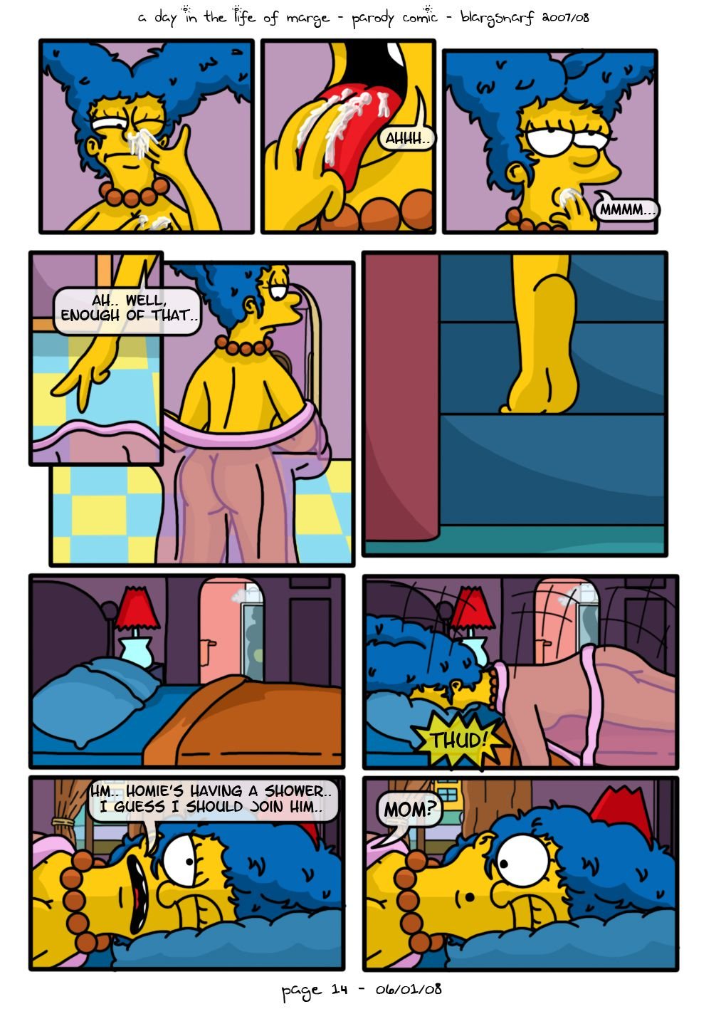 A Day in the Life of Marge (The Simpsons) [Blargsnarf] 1 . A Day in the Life of Marge - Chapter 1 (The Simpsons) [Blargsnarf] – page 15