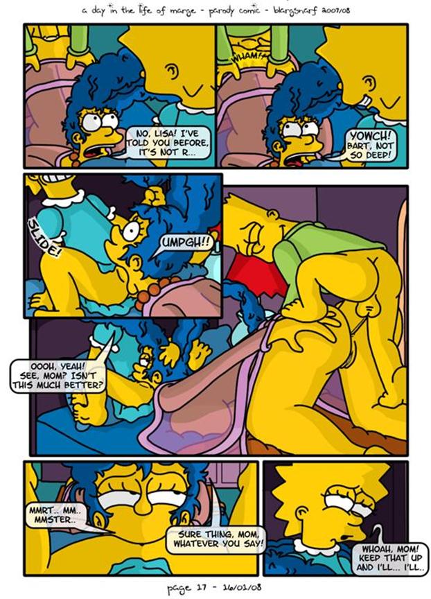A Day in the Life of Marge (The Simpsons) [Blargsnarf] 1 . A Day in the Life of Marge - Chapter 1 (The Simpsons) [Blargsnarf] – page 18