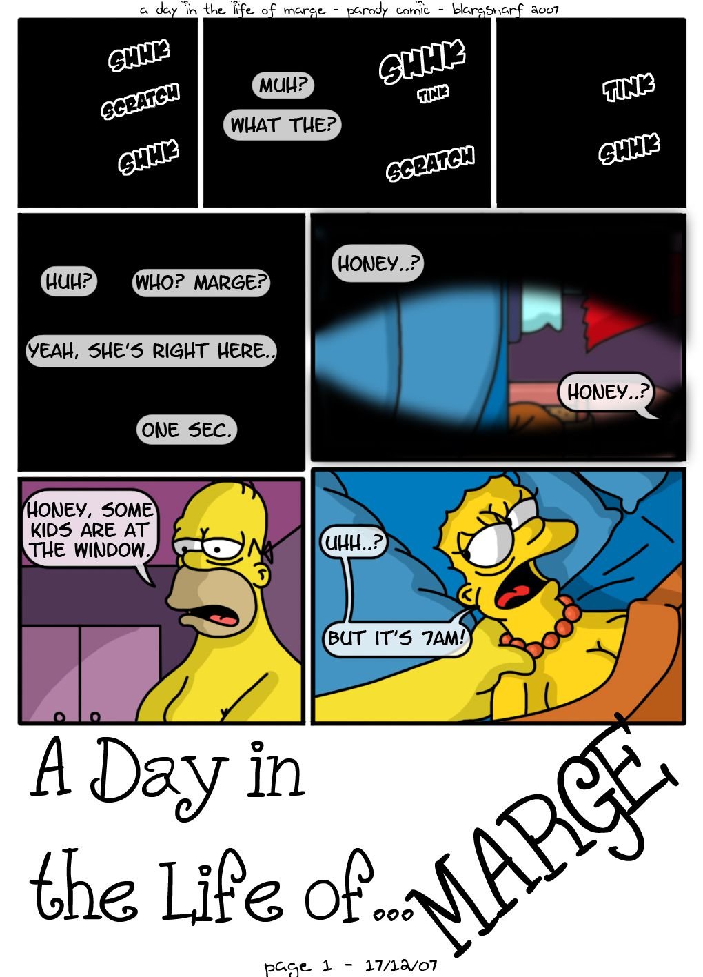 A Day in the Life of Marge (The Simpsons) [Blargsnarf] 1 . A Day in the Life of Marge - Chapter 1 (The Simpsons) [Blargsnarf] – page 2