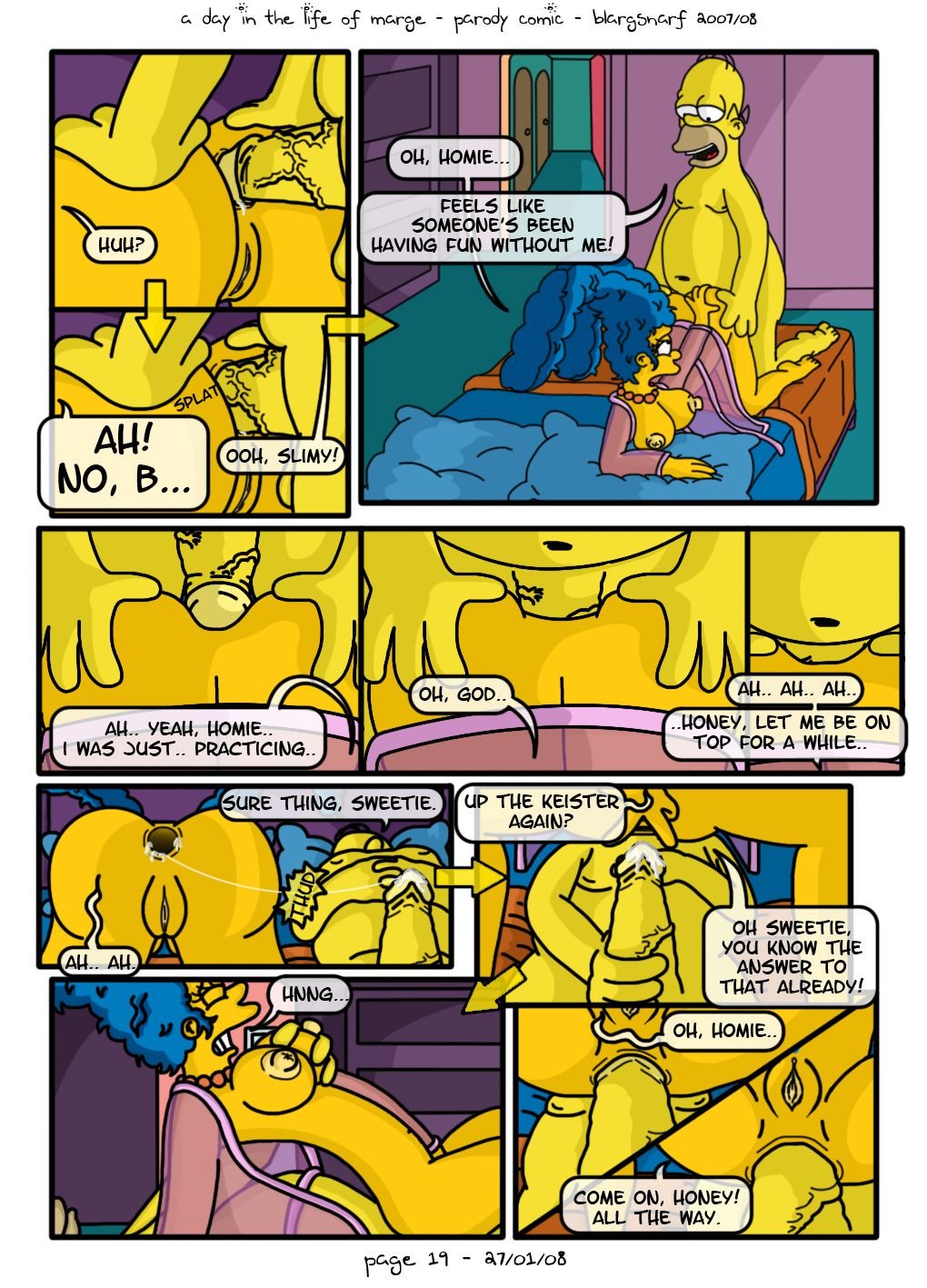 A Day in the Life of Marge (The Simpsons) [Blargsnarf] 1 . A Day in the Life of Marge - Chapter 1 (The Simpsons) [Blargsnarf] – page 20