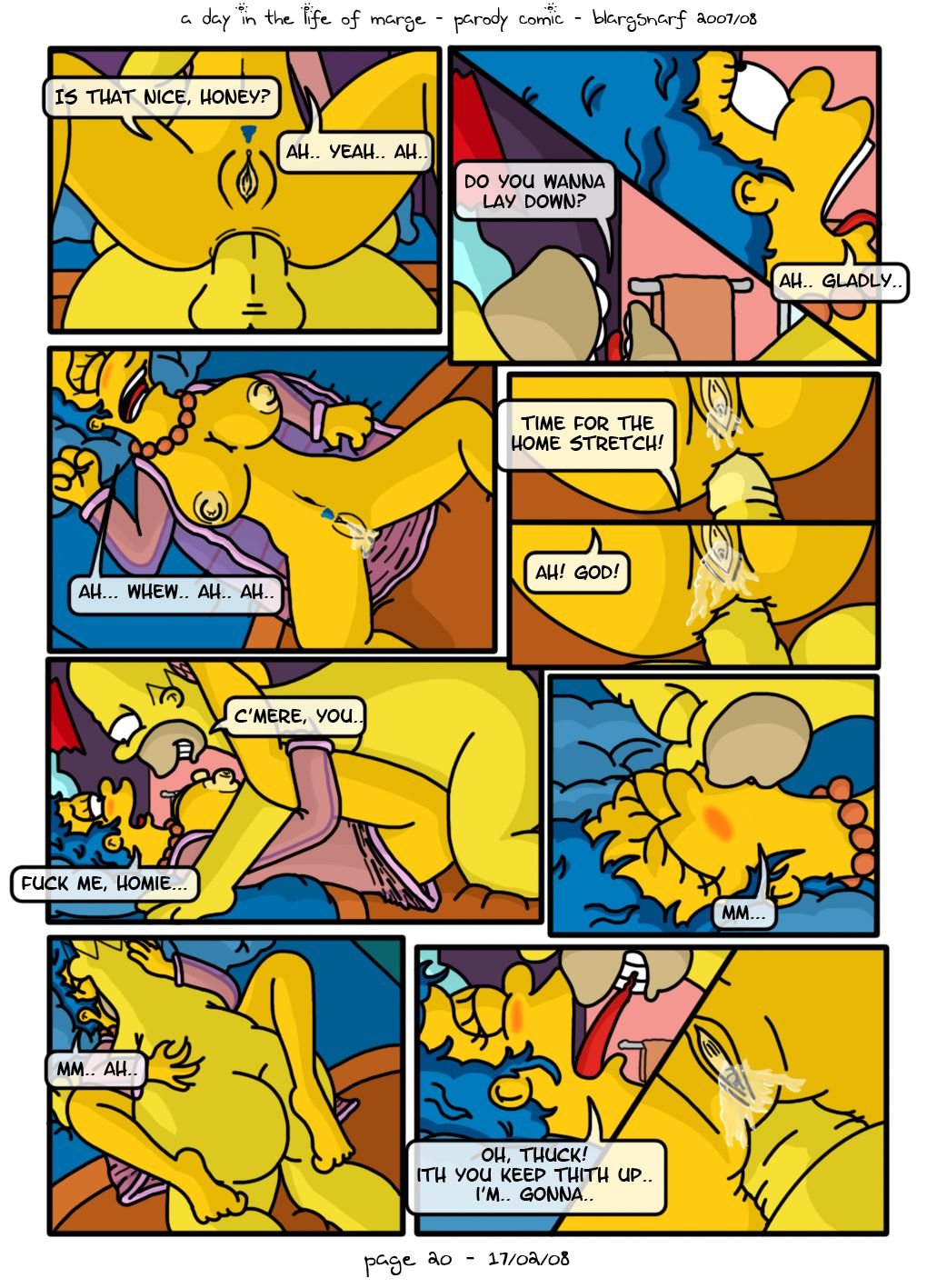 A Day in the Life of Marge (The Simpsons) [Blargsnarf] 1 . A Day in the Life of Marge - Chapter 1 (The Simpsons) [Blargsnarf] – page 21