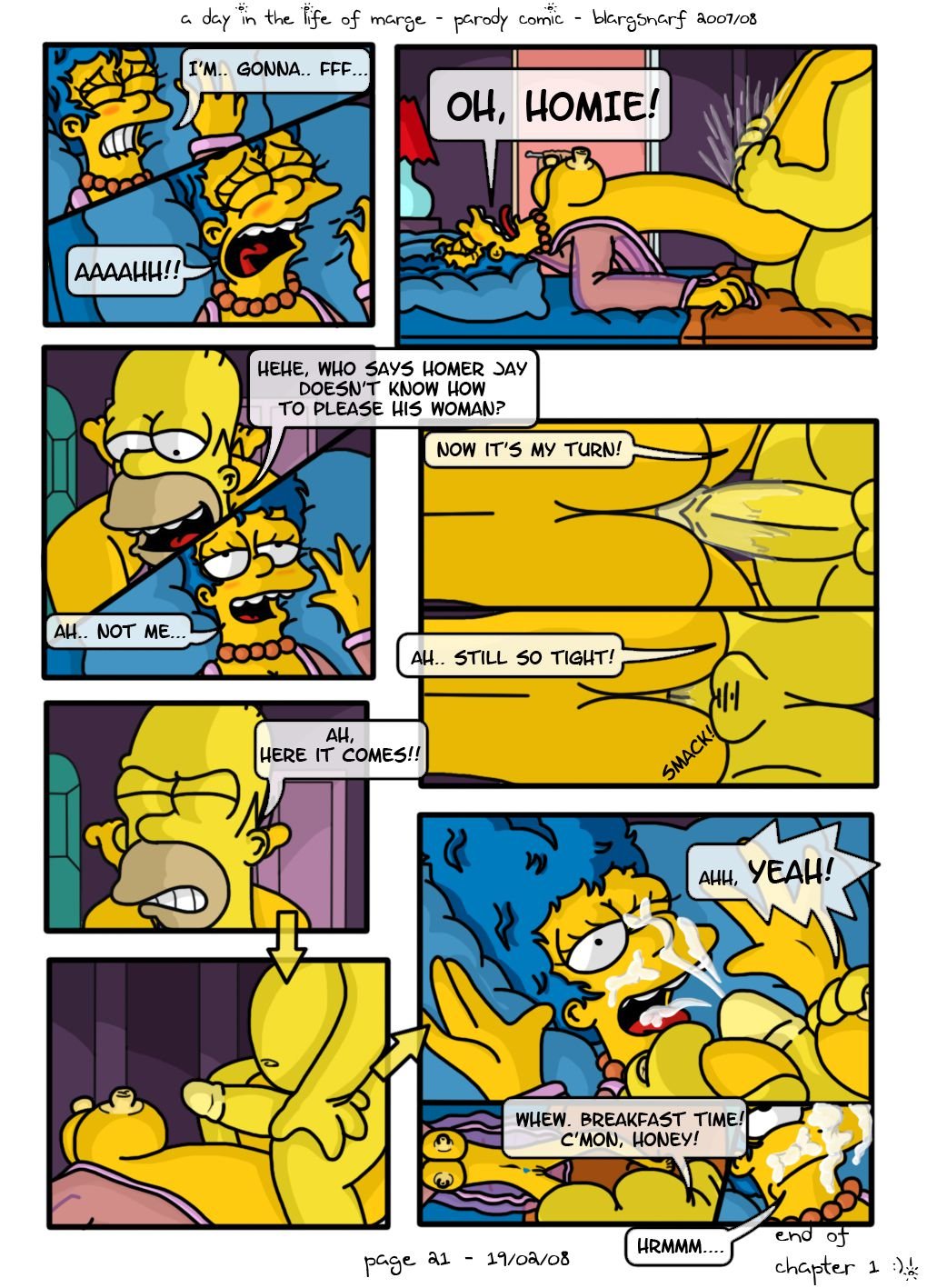 A Day in the Life of Marge (The Simpsons) [Blargsnarf] 1 . A Day in the Life of Marge - Chapter 1 (The Simpsons) [Blargsnarf] – page 22