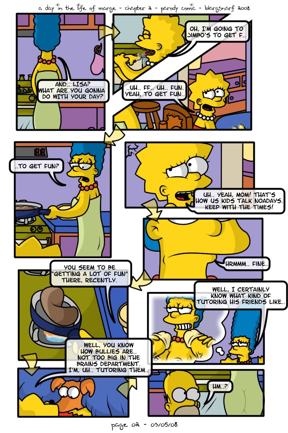 A Day in the Life of Marge (The Simpsons) [Blargsnarf] 1 . A Day in the Life of Marge - Chapter 1 (The Simpsons) [Blargsnarf] – page 24
