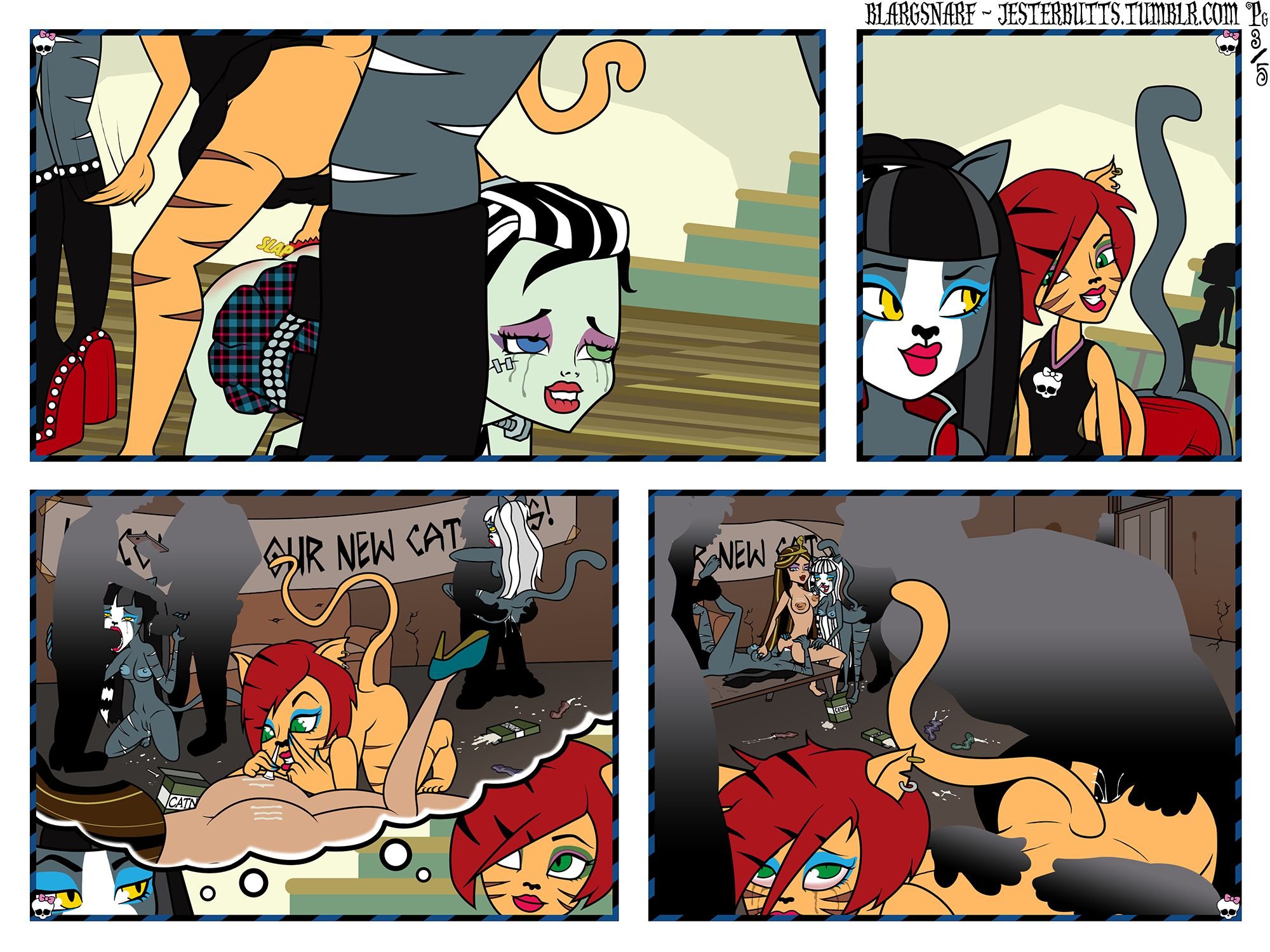 Frankie’s Initiation (Monster High) [Blargsnarf] 1 . Frankie's Initiation - Chapter 1 (Monster High) [Blargsnarf] – page 3