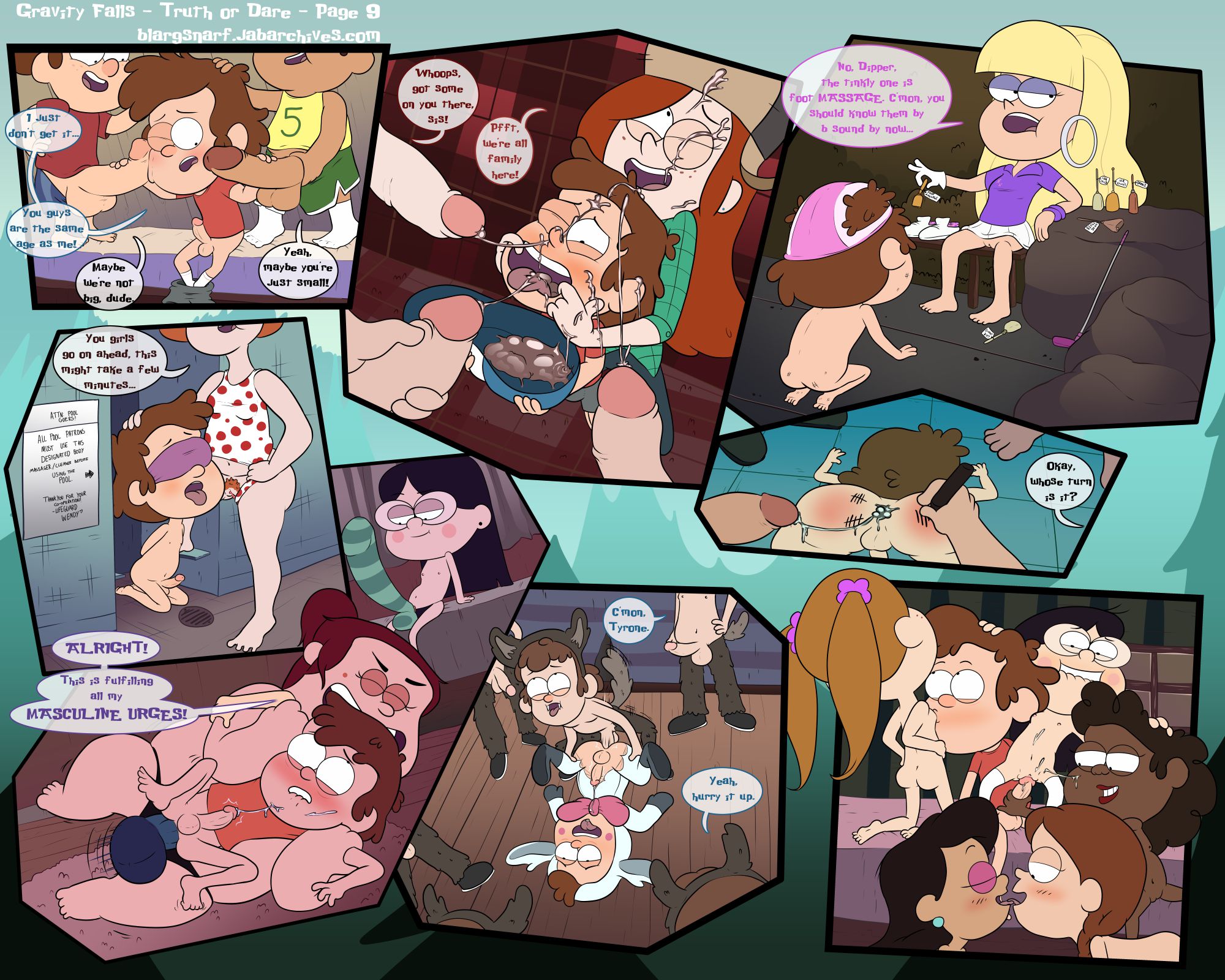 Truth Or Dare (Gravity Falls) [Blargsnarf] 1 . Truth Or Dare - Chapter 1 (Gravity Falls) [Blargsnarf] – page 10