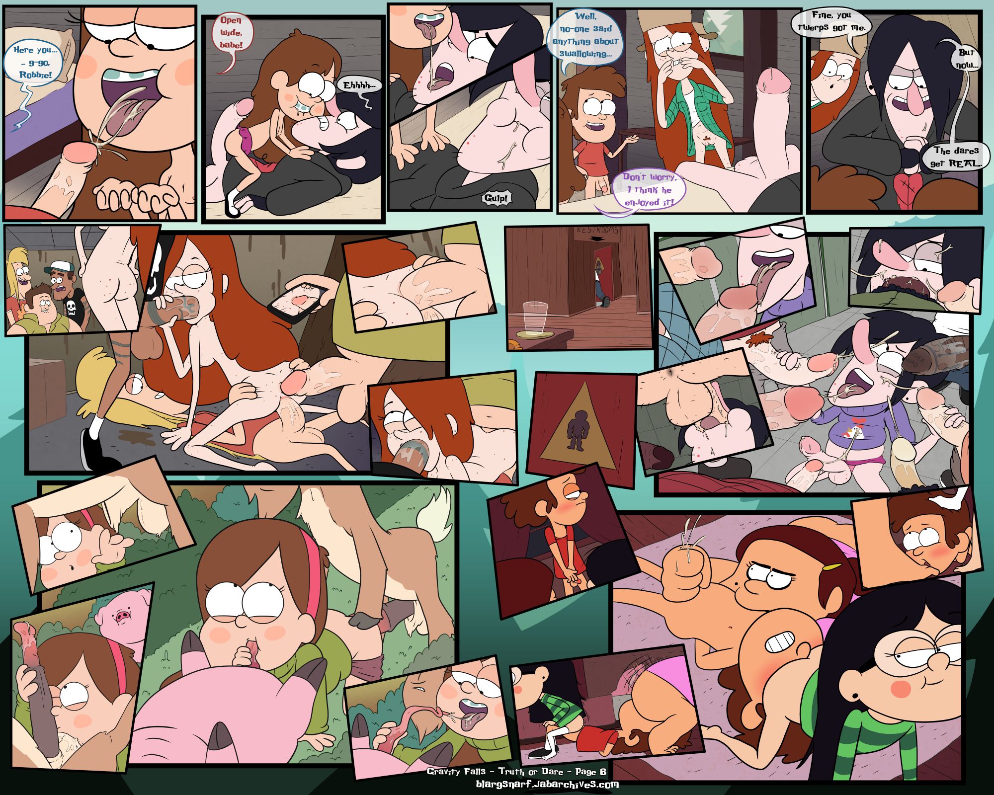 Truth Or Dare (Gravity Falls) [Blargsnarf] 1 . Truth Or Dare - Chapter 1 (Gravity Falls) [Blargsnarf] – page 7