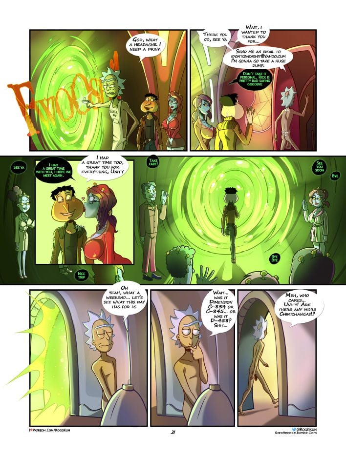 Quagmire – Into The Multiverse (Various) [KogeiKun] 1 . Quagmire - Into The Multiverse - Chapter 1 (Family Guy, Rick & Morty) [KogeiKun] – page 32