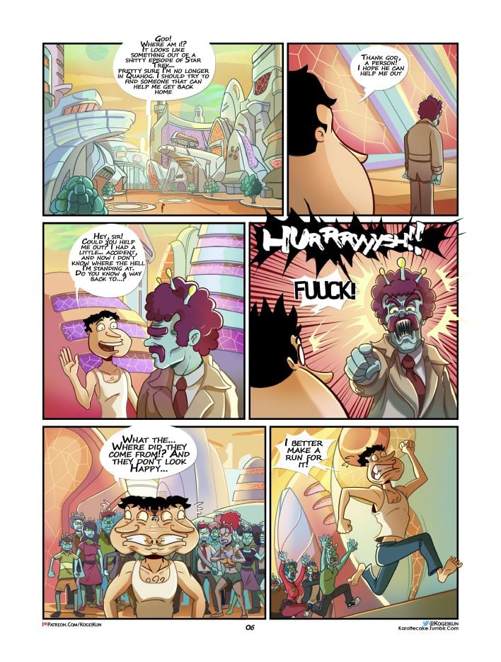 Quagmire – Into The Multiverse (Various) [KogeiKun] 1 . Quagmire - Into The Multiverse - Chapter 1 (Family Guy, Rick & Morty) [KogeiKun] – page 7