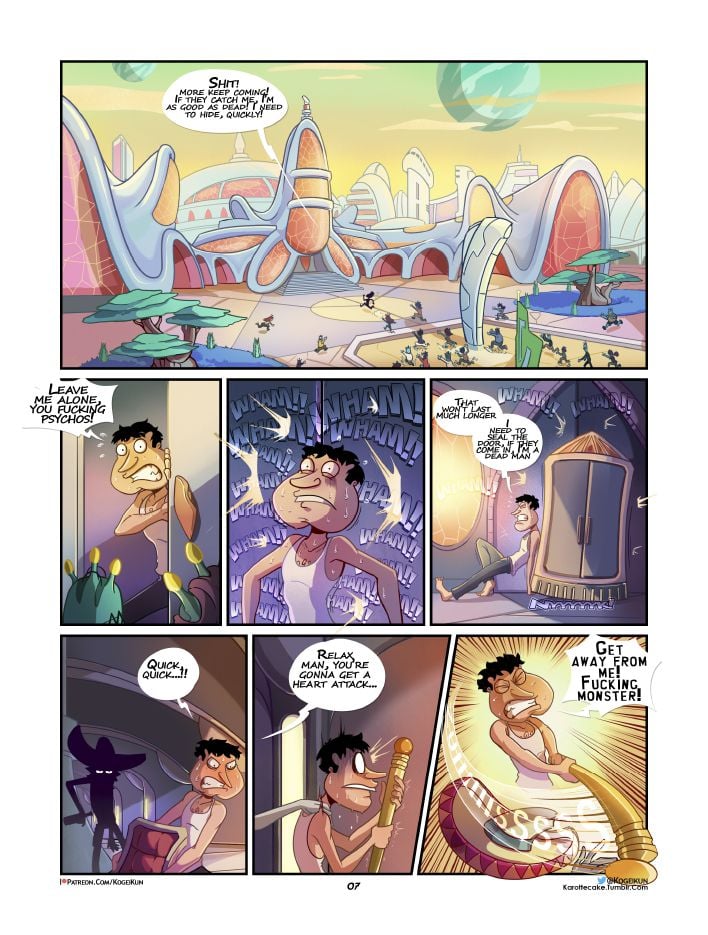 Quagmire – Into The Multiverse (Various) [KogeiKun] 1 . Quagmire - Into The Multiverse - Chapter 1 (Family Guy, Rick & Morty) [KogeiKun] – page 8