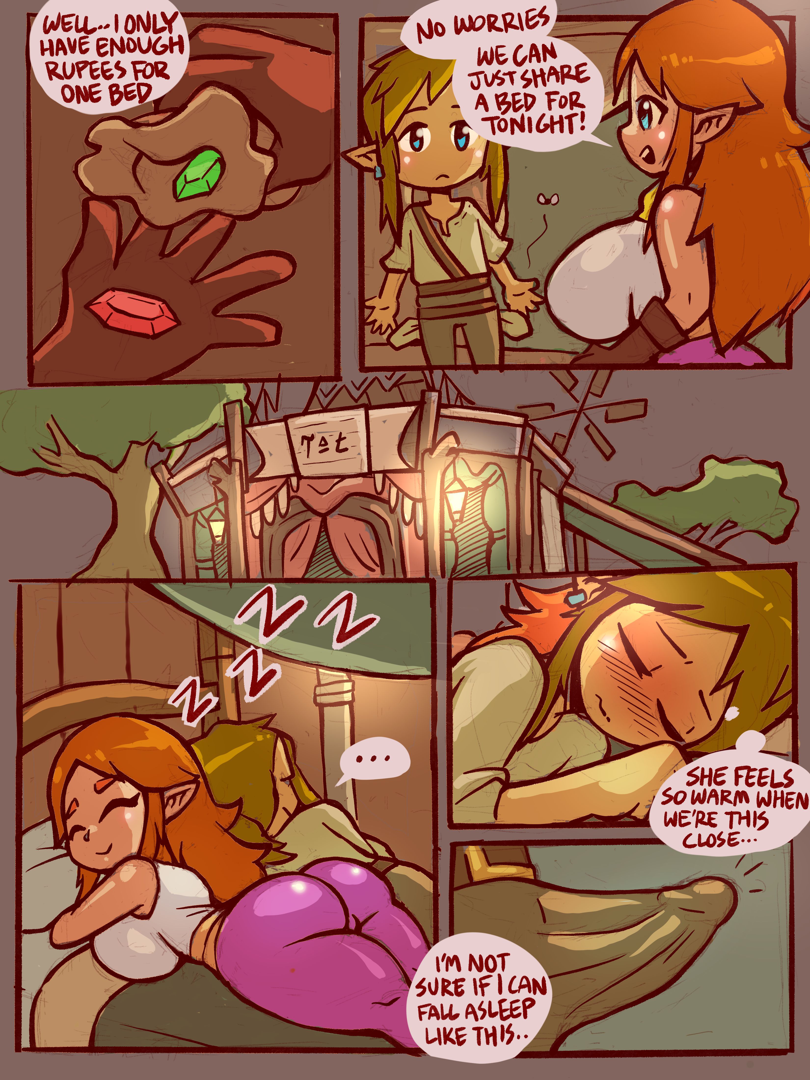 Breasts of the Wild (The Legend of Zelda) [Mossy Froot] 1 . Breasts of the Wild - Chapter 1 (The Legend of Zelda) – page 1