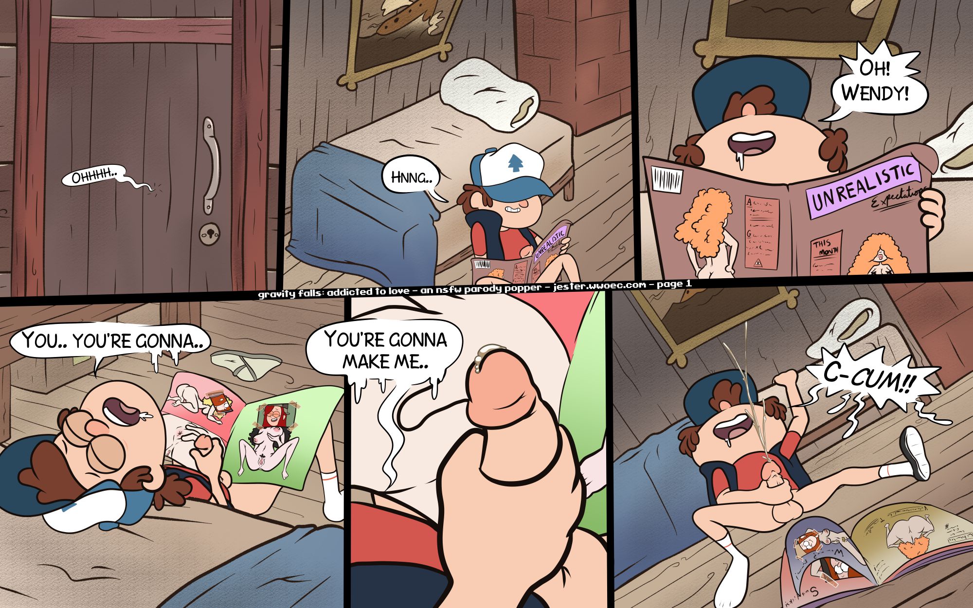 Addicted To Love (Gravity Falls) [Blargsnarf] 1 . Addicted To Love - Chapter 1 (Gravity Falls) [Blargsnarf] – page 1