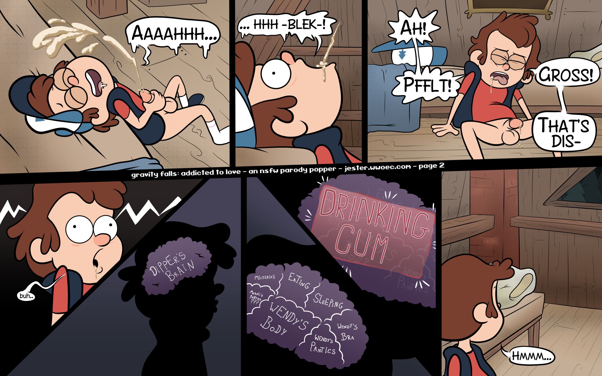 Addicted To Love (Gravity Falls) [Blargsnarf] 1 . Addicted To Love - Chapter 1 (Gravity Falls) [Blargsnarf] – page 2