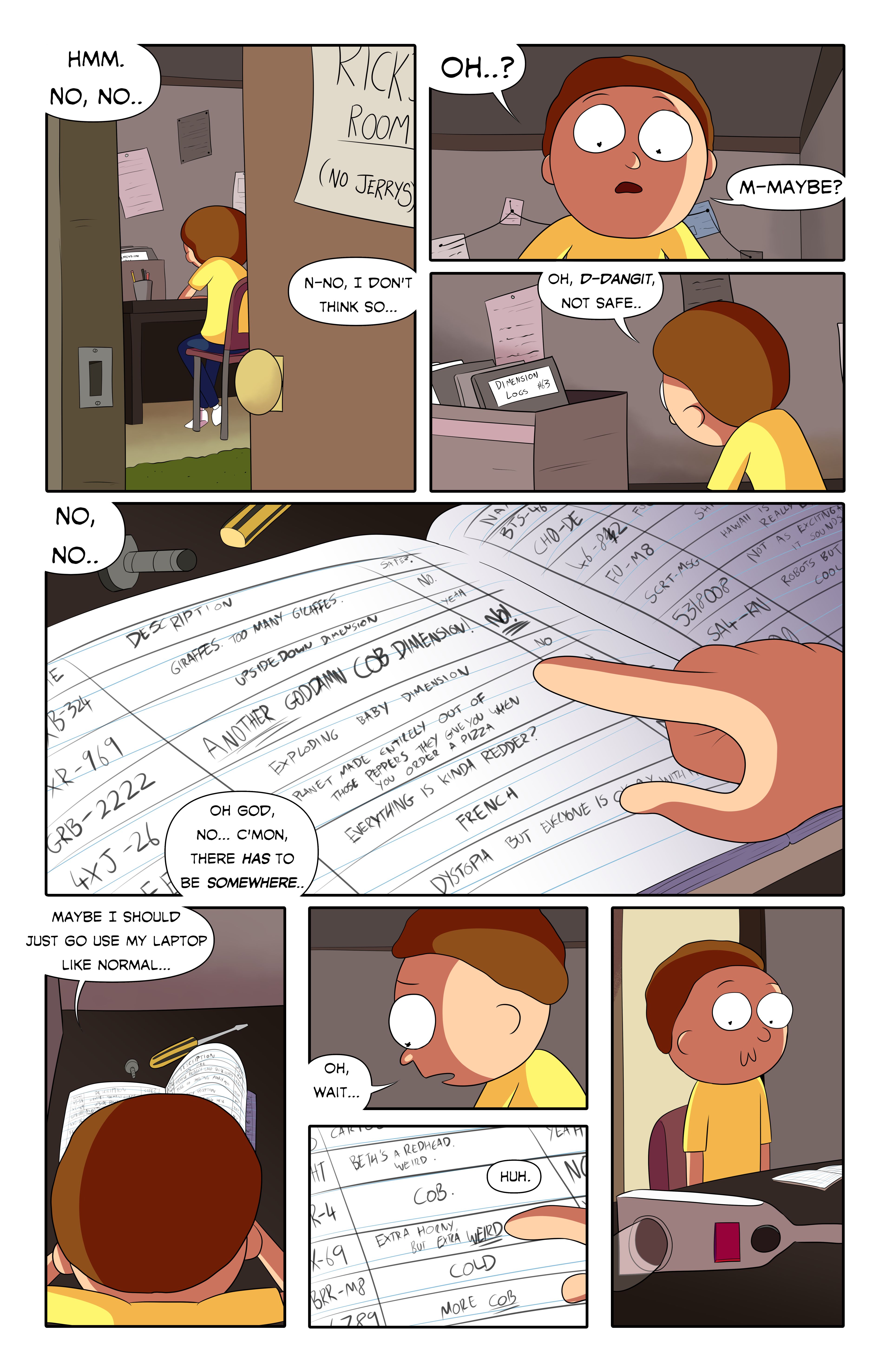 Dimension X-69 (Rick and Morty) [Blargsnarf] 1 . Dimension X-69 - Chapter 1(Rick and Morty) [Blargsnarf] – page 2