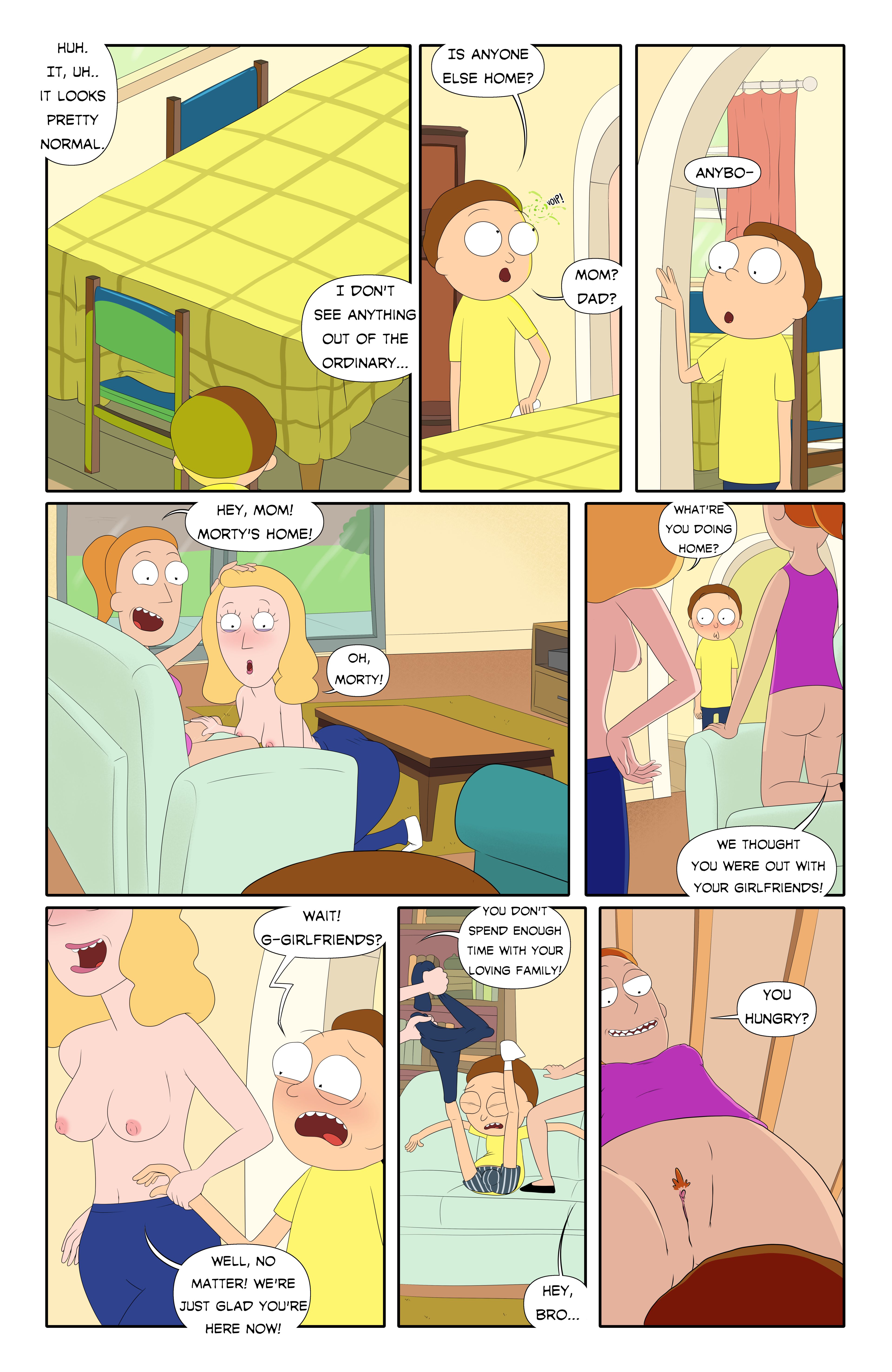Dimension X-69 (Rick and Morty) [Blargsnarf] 1 . Dimension X-69 - Chapter 1(Rick and Morty) [Blargsnarf] – page 3