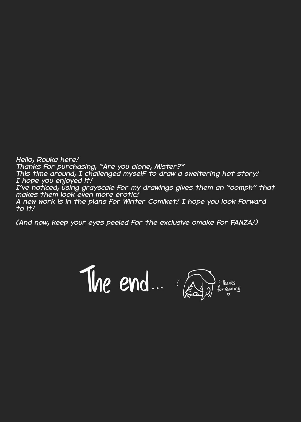 Are You Alone, Mister? [Rouka] 1 . Are You Alone, Mister - Chapter 1 [Rouka] – page 41