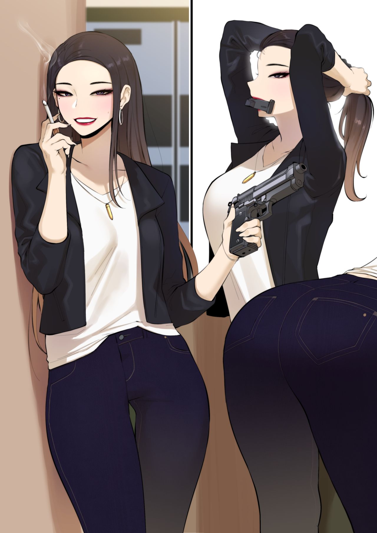 It’s Normal for us to Have Sex if You Lose Right? [ABBB] 1 . It's Normal for us to Have Sex if You Lose Right - Gun edition - Chapter 1 [ABBB] – page 31