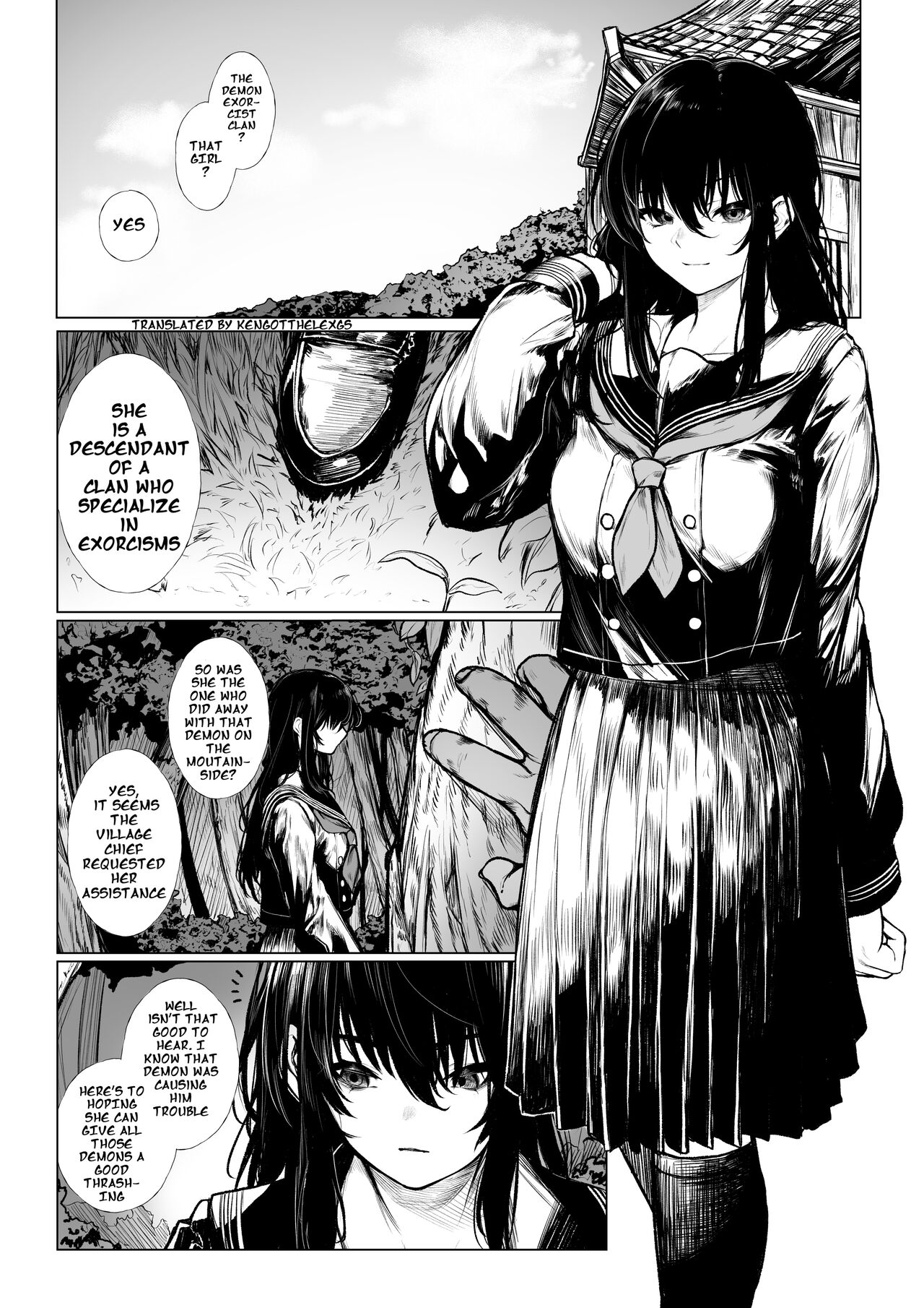 No Way an Exorcist Could Lose to a Little Oni [Jury] 1 . No Way an Exorcist Could Lose to a Little Oni - Chapter 1 [Jury] – page 1