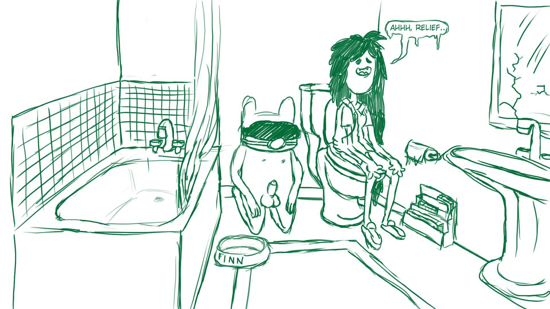 Toilet (Adventure Time) [Blargsnarf] 1 . Toilet - Chapter 1 (Adventure Time) [Blargsnarf] – page 3