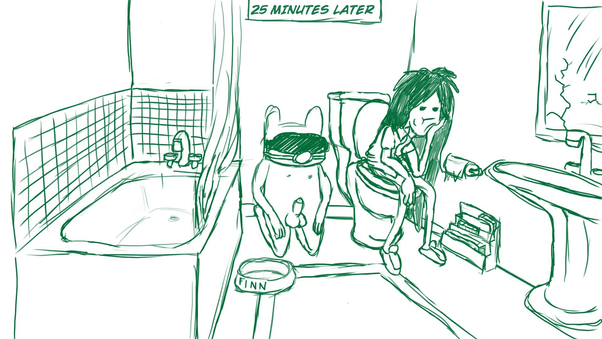 Toilet (Adventure Time) [Blargsnarf] 1 . Toilet - Chapter 1 (Adventure Time) [Blargsnarf] – page 4