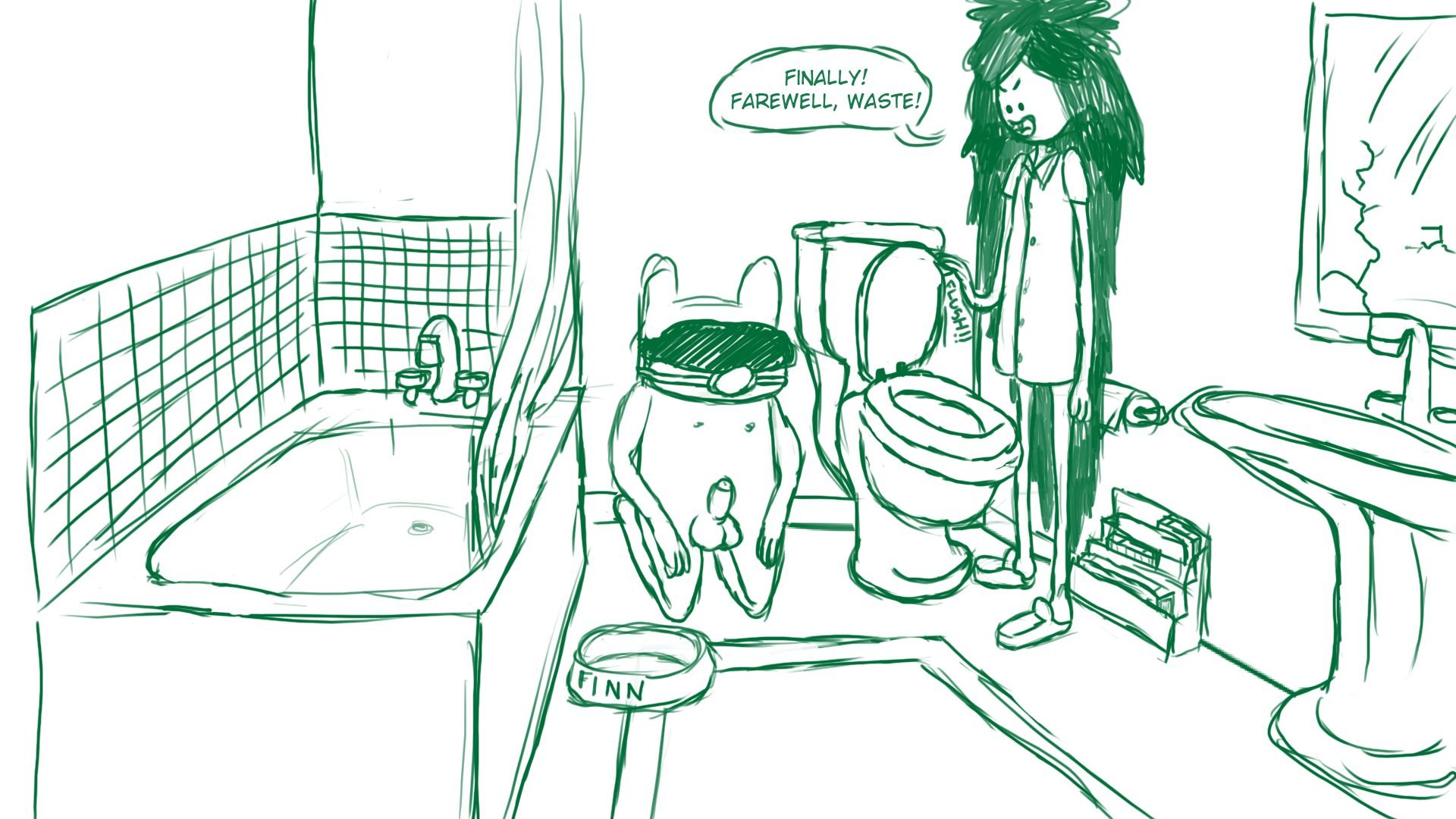 Toilet (Adventure Time) [Blargsnarf] 1 . Toilet - Chapter 1 (Adventure Time) [Blargsnarf] – page 5