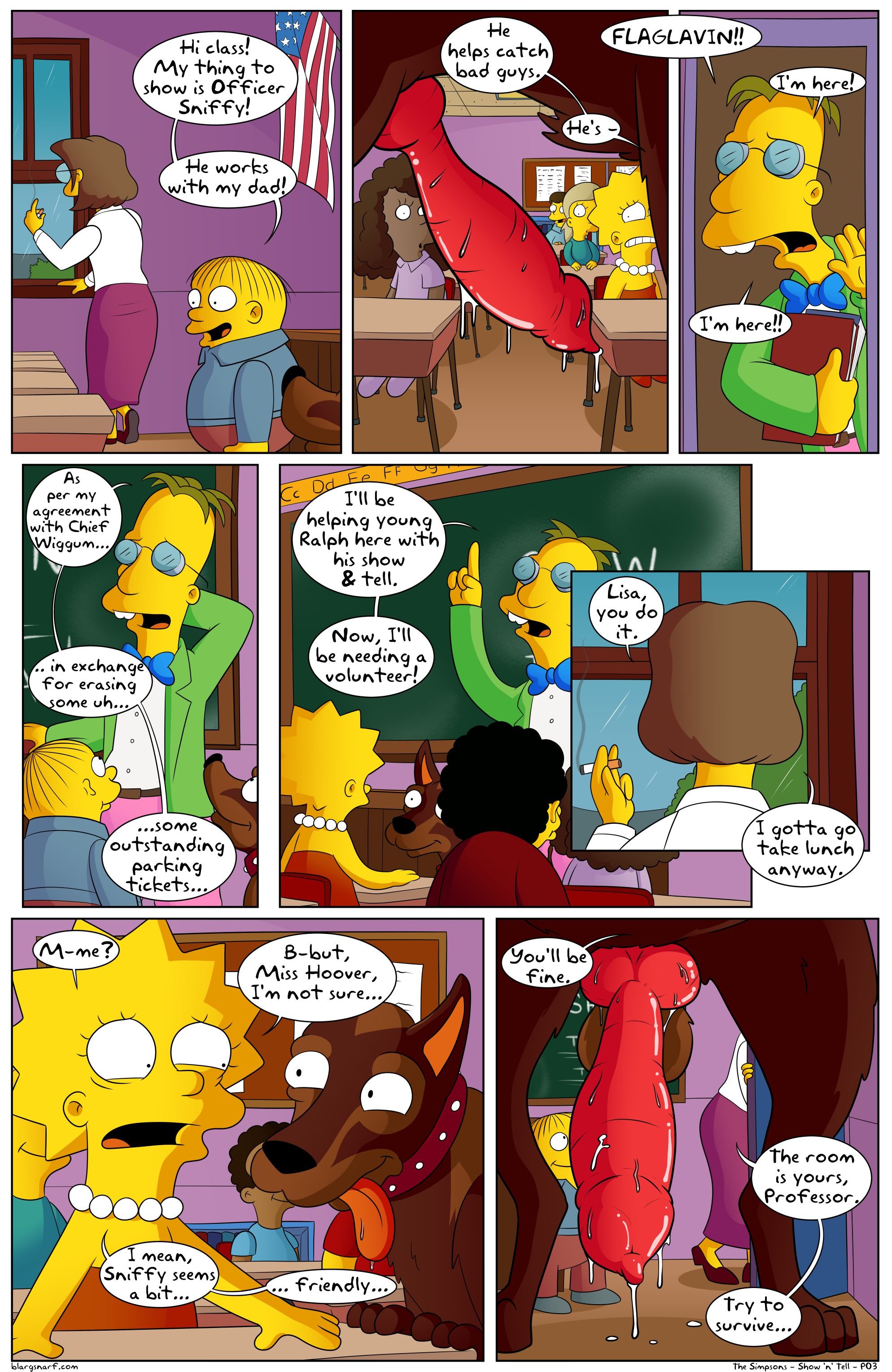 Show’n Tell (The Simpsons) [Blargsnarf] 1 . Show'n Tell - [ZOO](The Simpsons) [Blargsnarf] – page 4